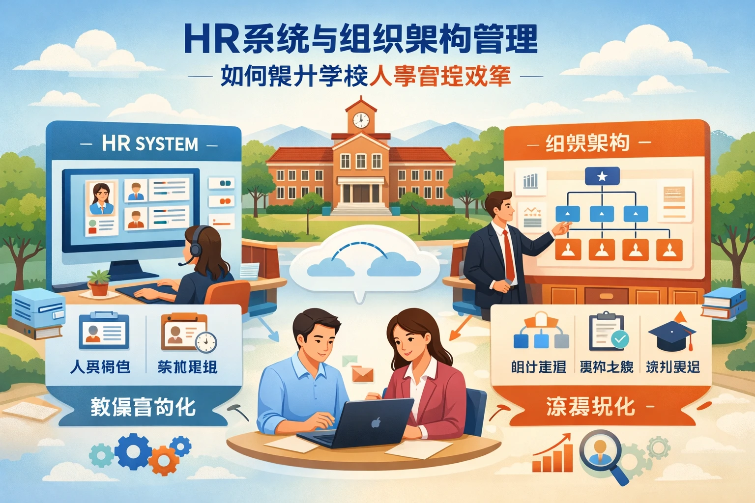 HR系统与组织架构管理系统如何提升学校人事管理效率