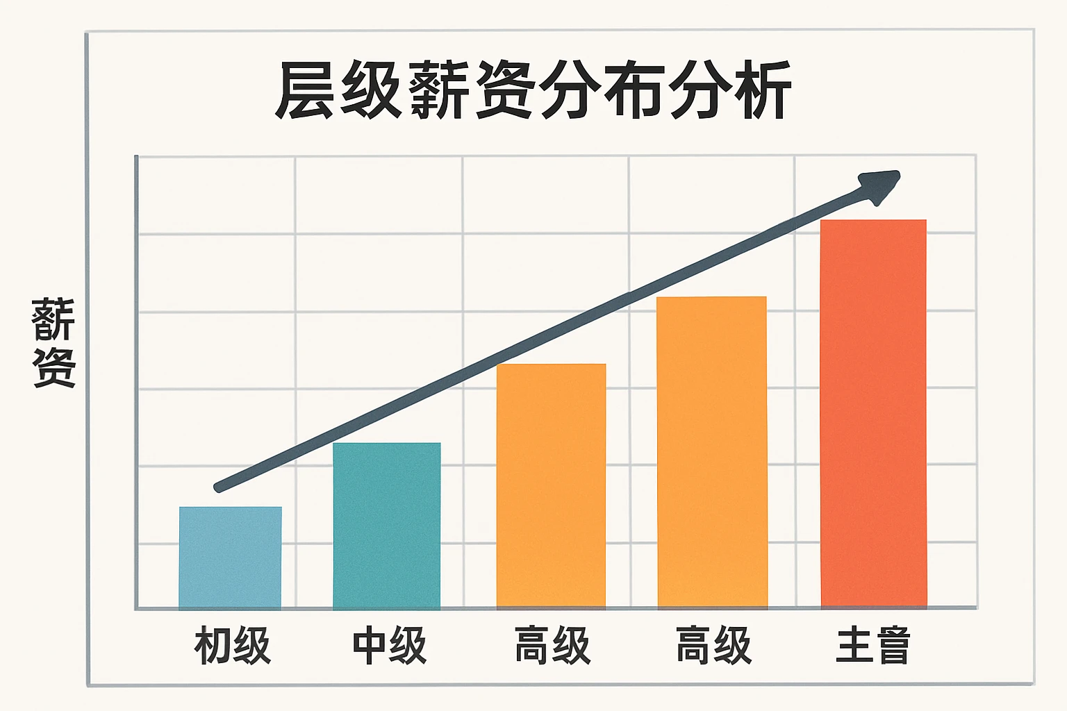 层级薪资分布分析