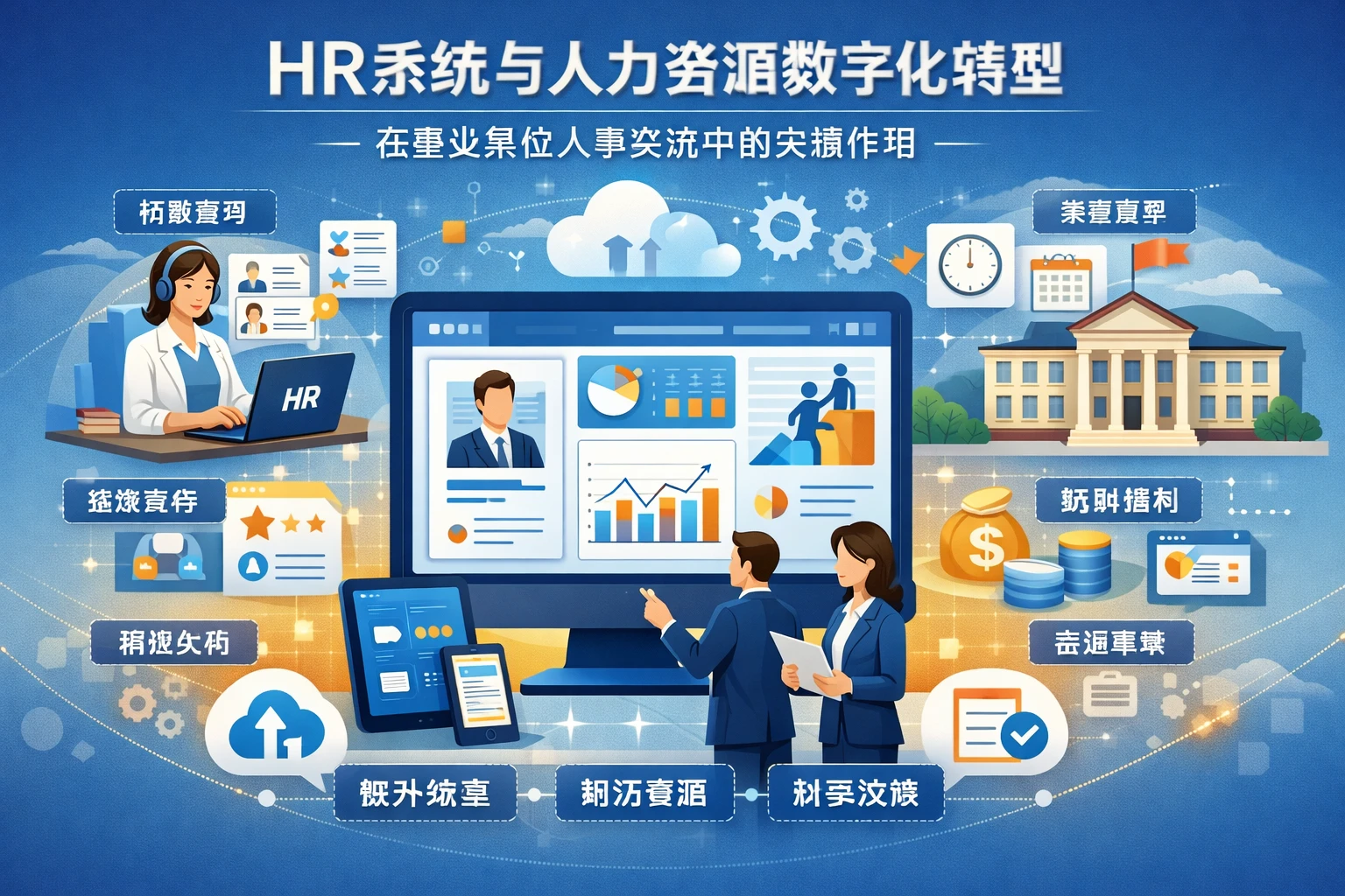 HR系统与人力资源数字化转型在事业单位人事系统中的关键作用