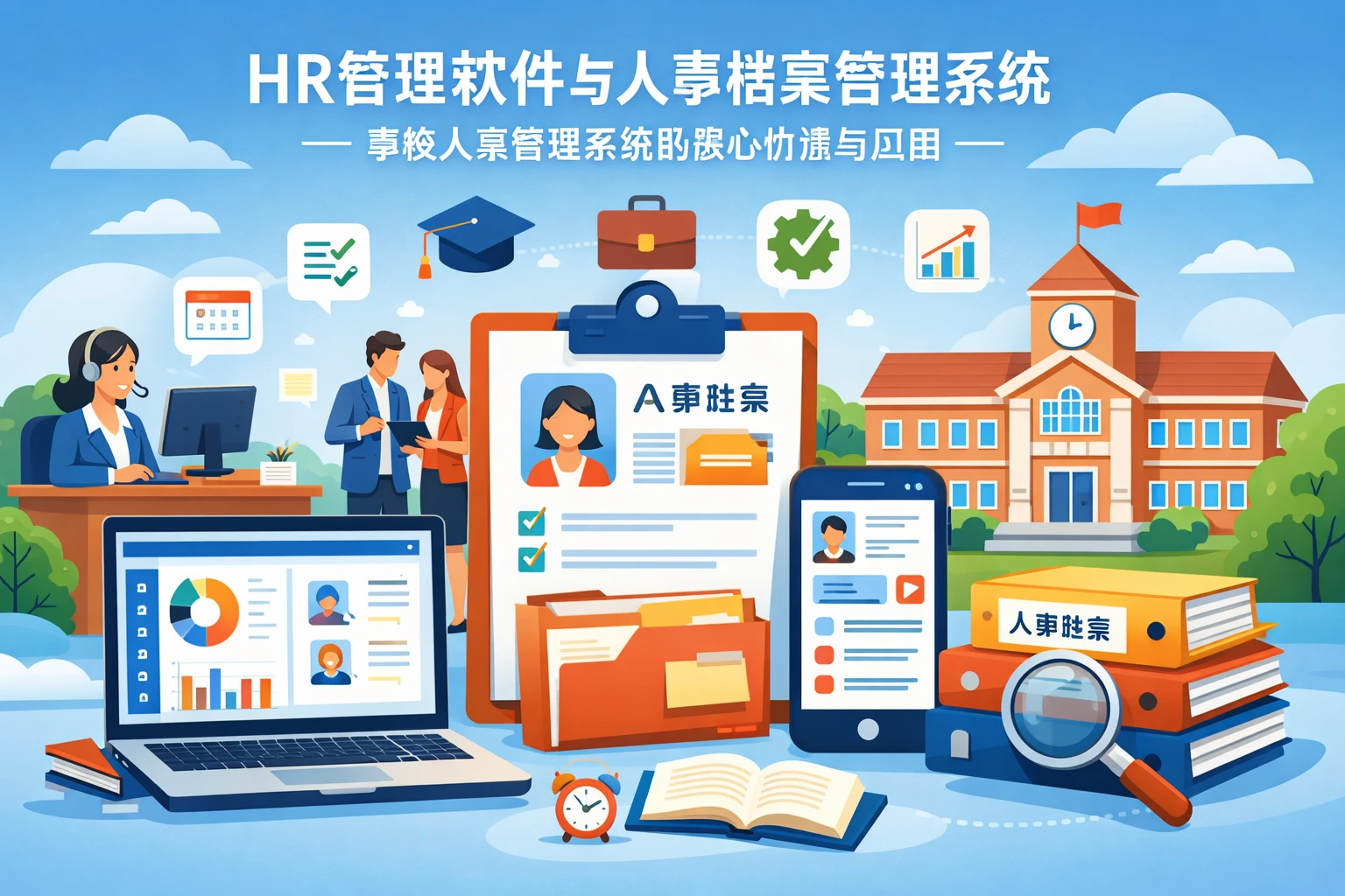 HR管理软件与人事档案管理系统：学校人事管理系统的核心价值与应用