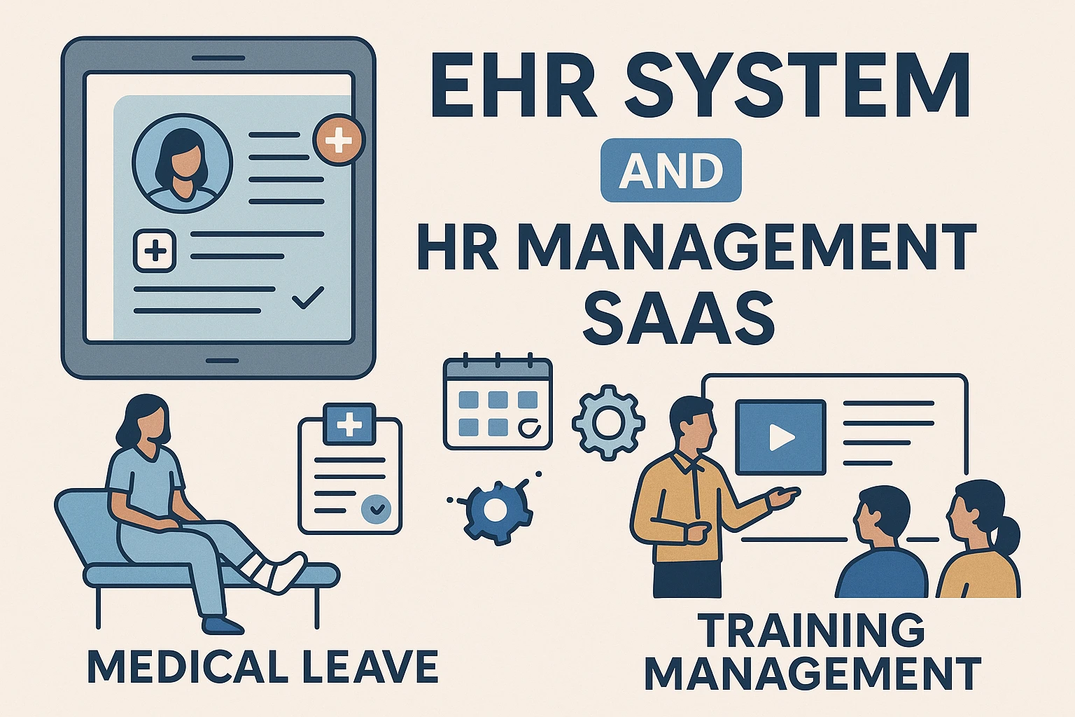 EHR系统与人事管理SaaS：医疗休假与培训管理的智能化解决方案