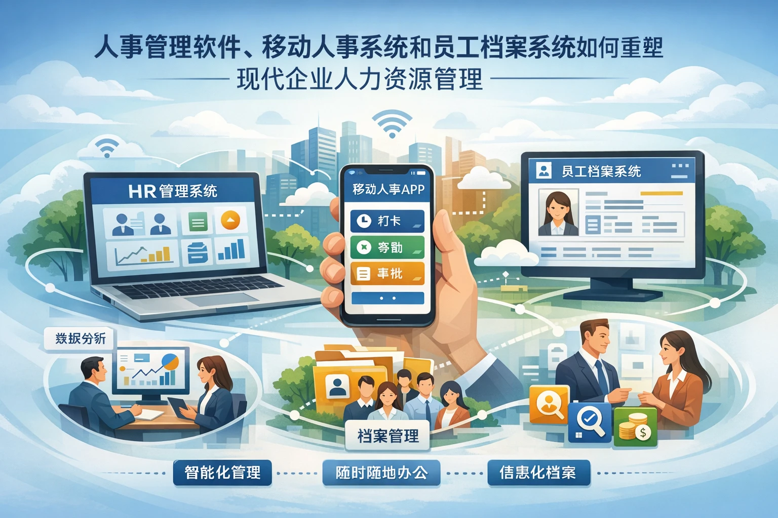 人事管理软件、移动人事系统和员工档案系统如何重塑现代企业人力资源管理