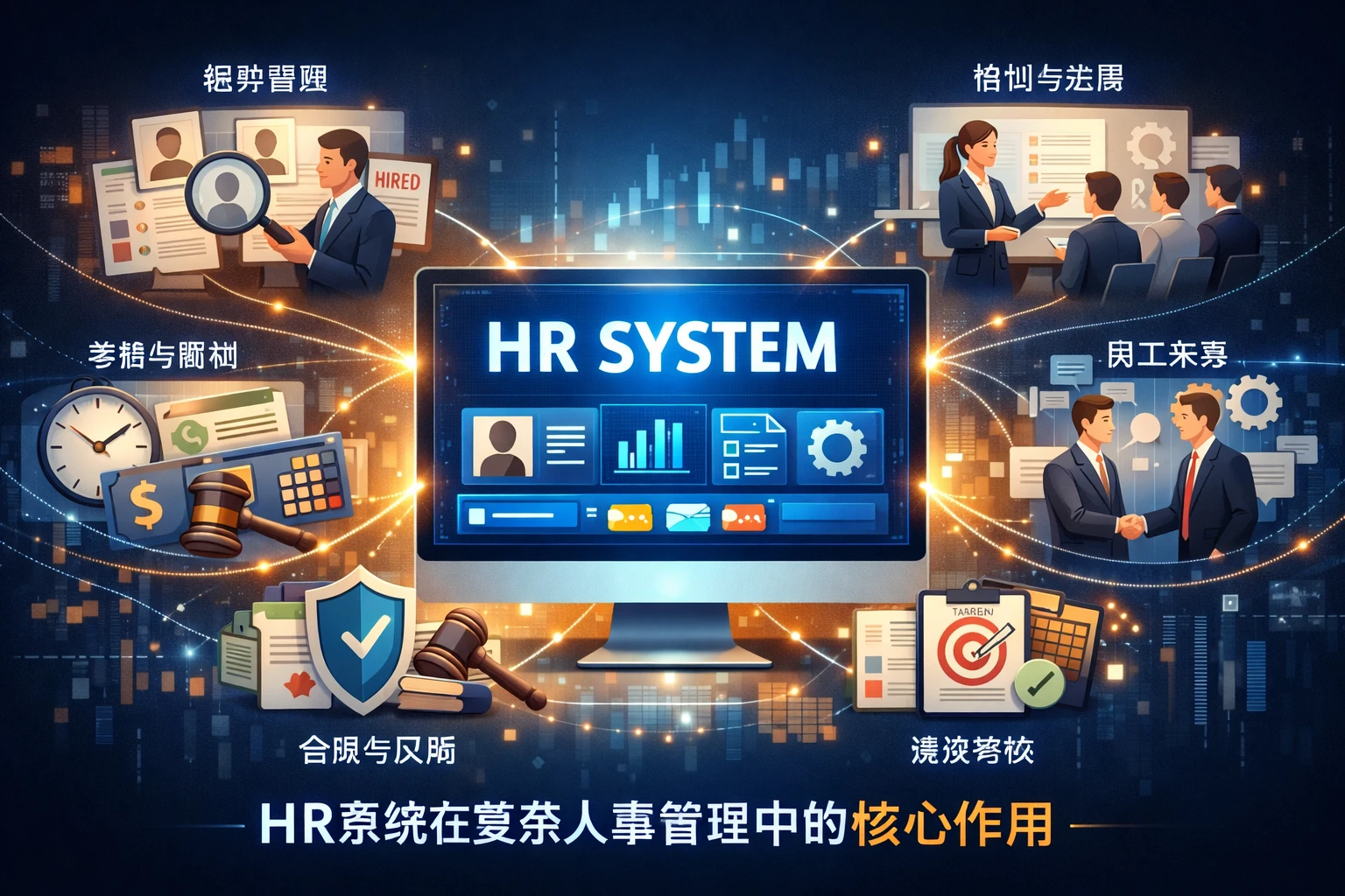 HR系统在复杂人事管理中的核心作用