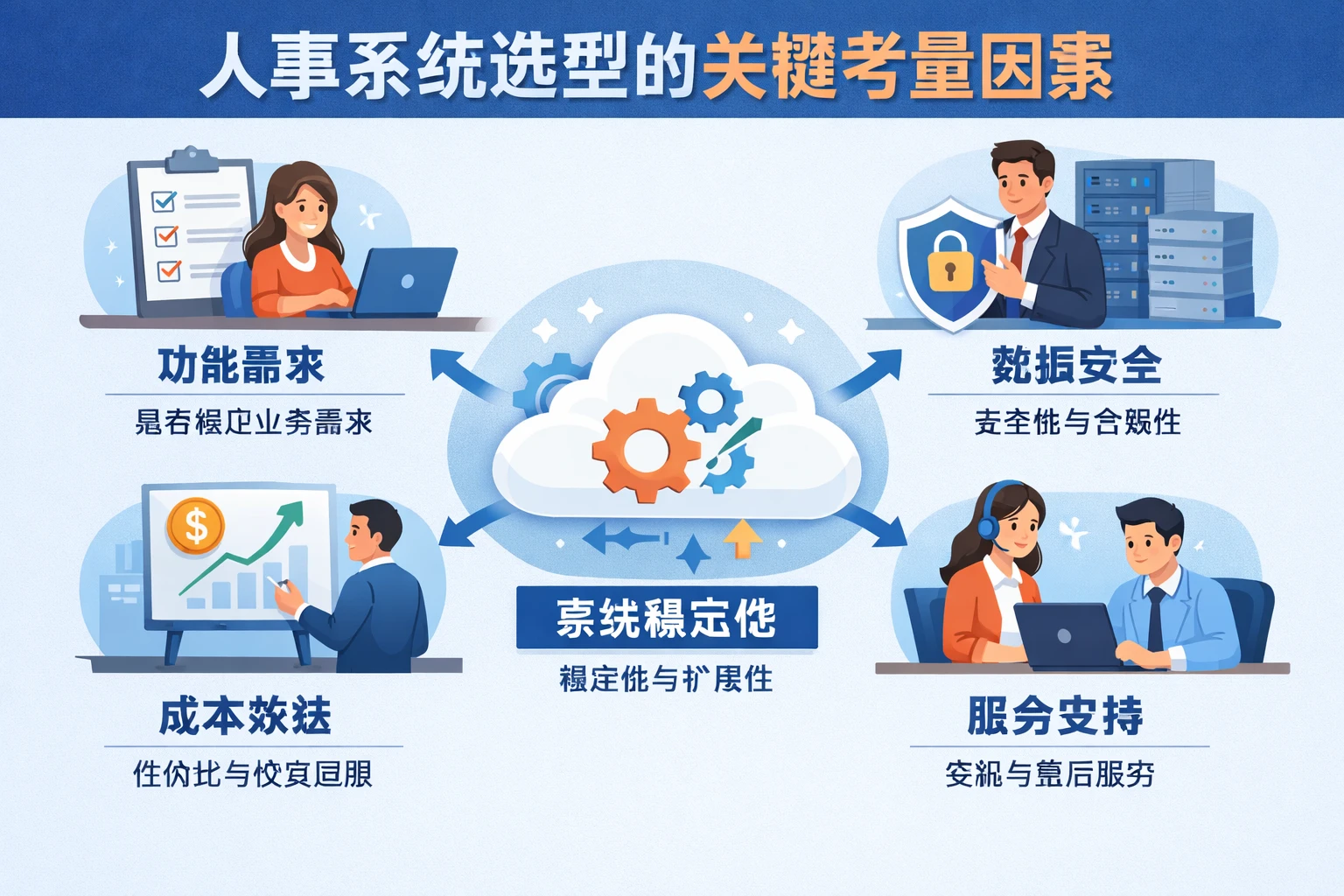 人事系统选型的关键考量因素