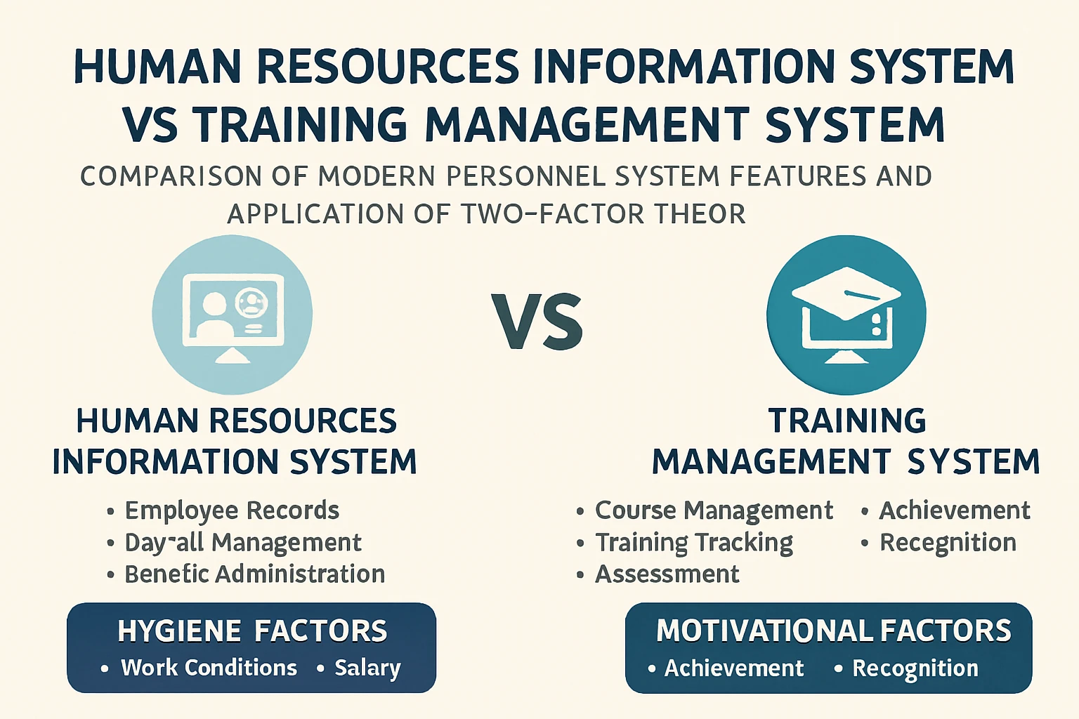 人力资源信息化系统与培训管理系统：现代人事系统功能比较与双因素理论应用