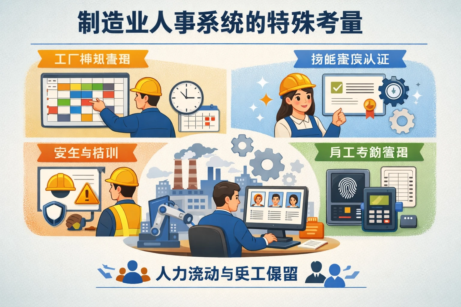 制造业人事系统的特殊考量