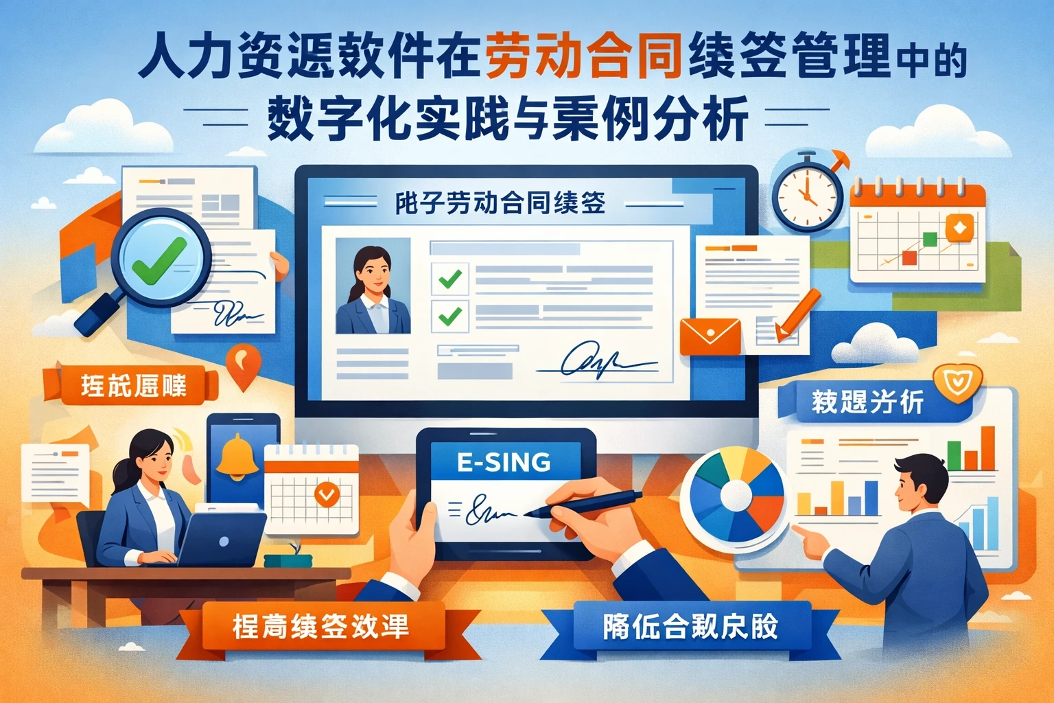 人力资源软件在劳动合同续签管理中的数字化实践与案例分析