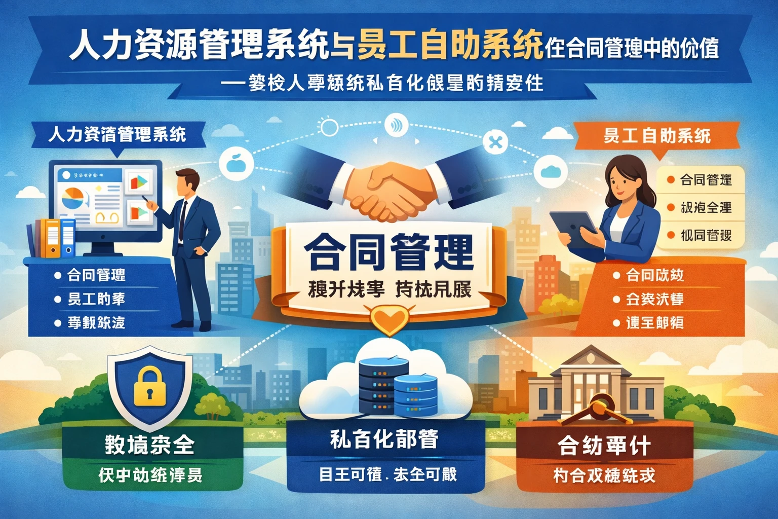 人力资源管理系统与员工自助系统在合同管理中的价值——兼谈人事系统私有化部署的重要性