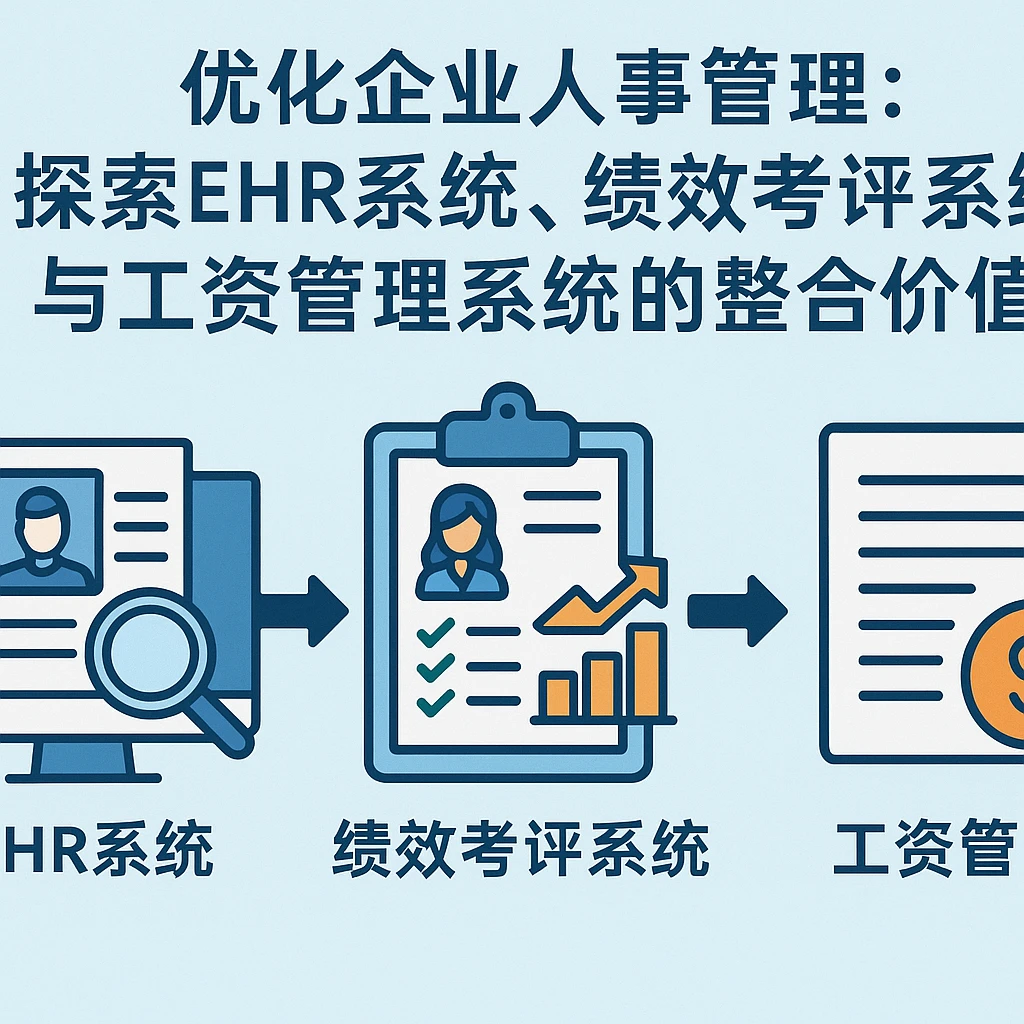 优化企业人事管理:探索ehr系统、绩效考评系统与工资管理系统的整合价值