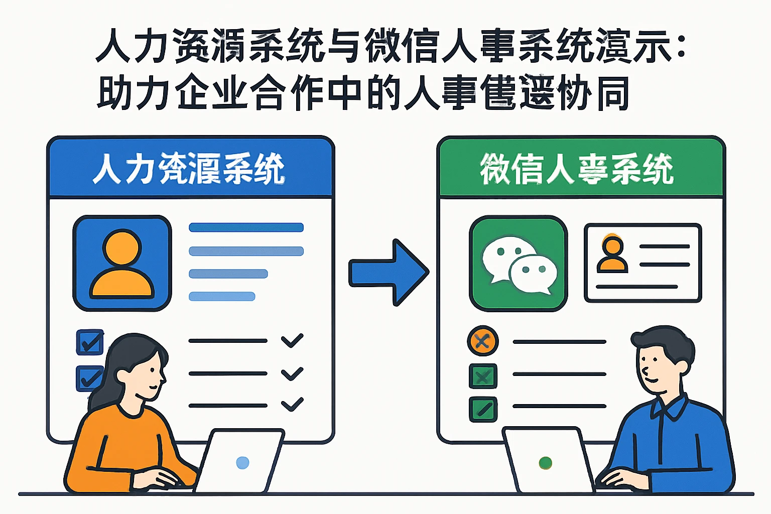 人力资源系统与微信人事系统演示：助力企业合作中的人事管理协同