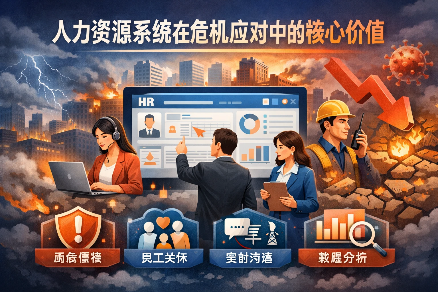 人力资源系统在危机应对中的核心价值