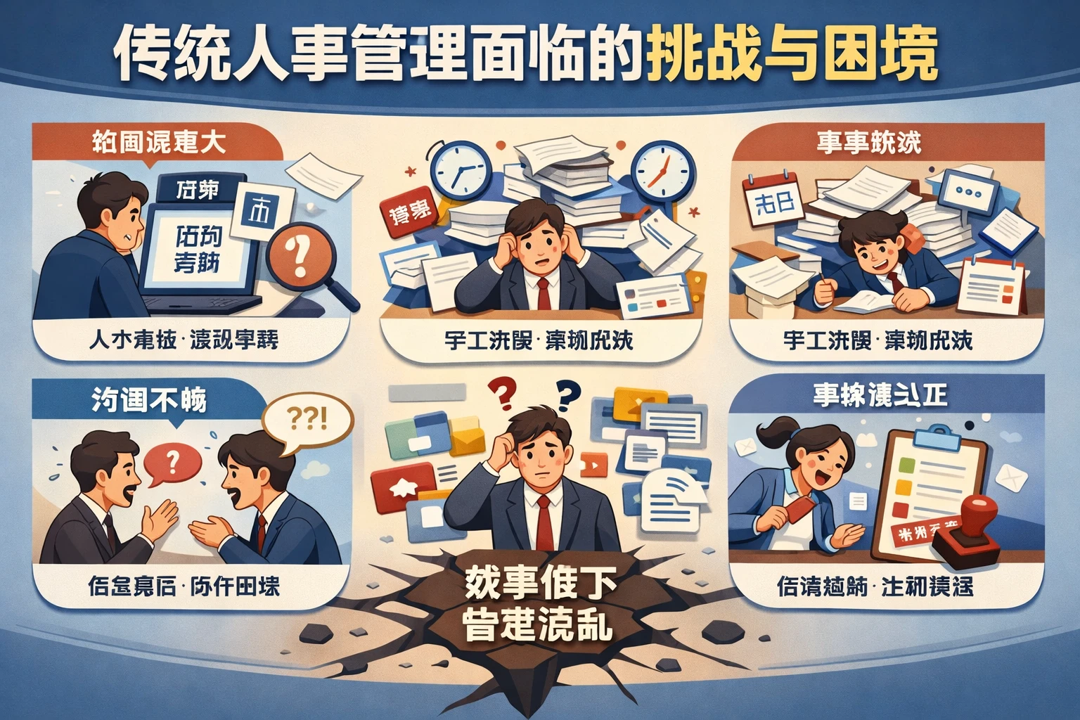 传统人事管理面临的挑战与困境