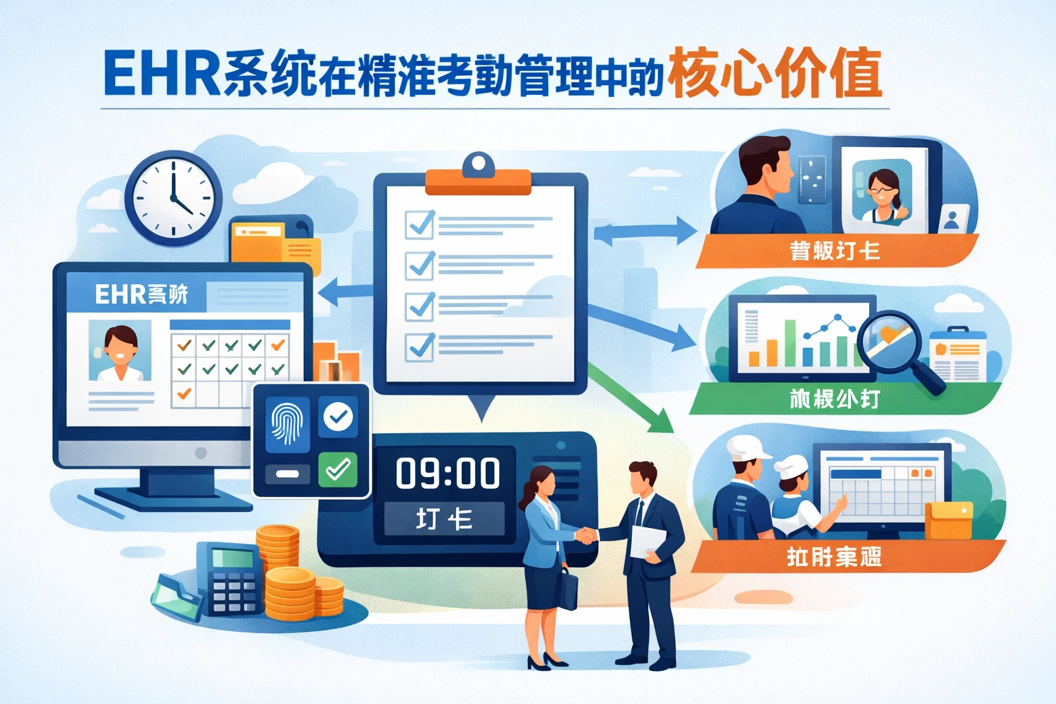 EHR系统在精准考勤管理中的核心价值