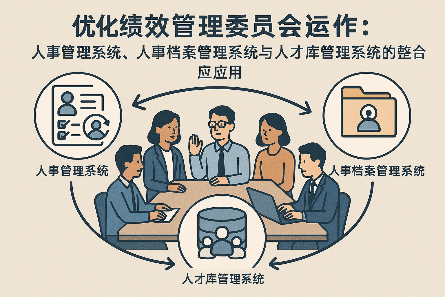优化绩效管理委员会运作:人事管理系统、人事档案管理系统与人才库管理系统的整合应用