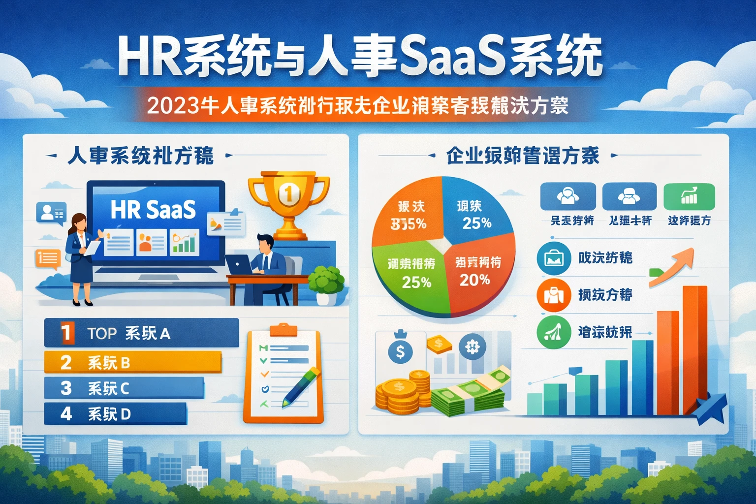 HR系统与人事SaaS系统：2023年人事系统排行榜及企业预算管理解决方案