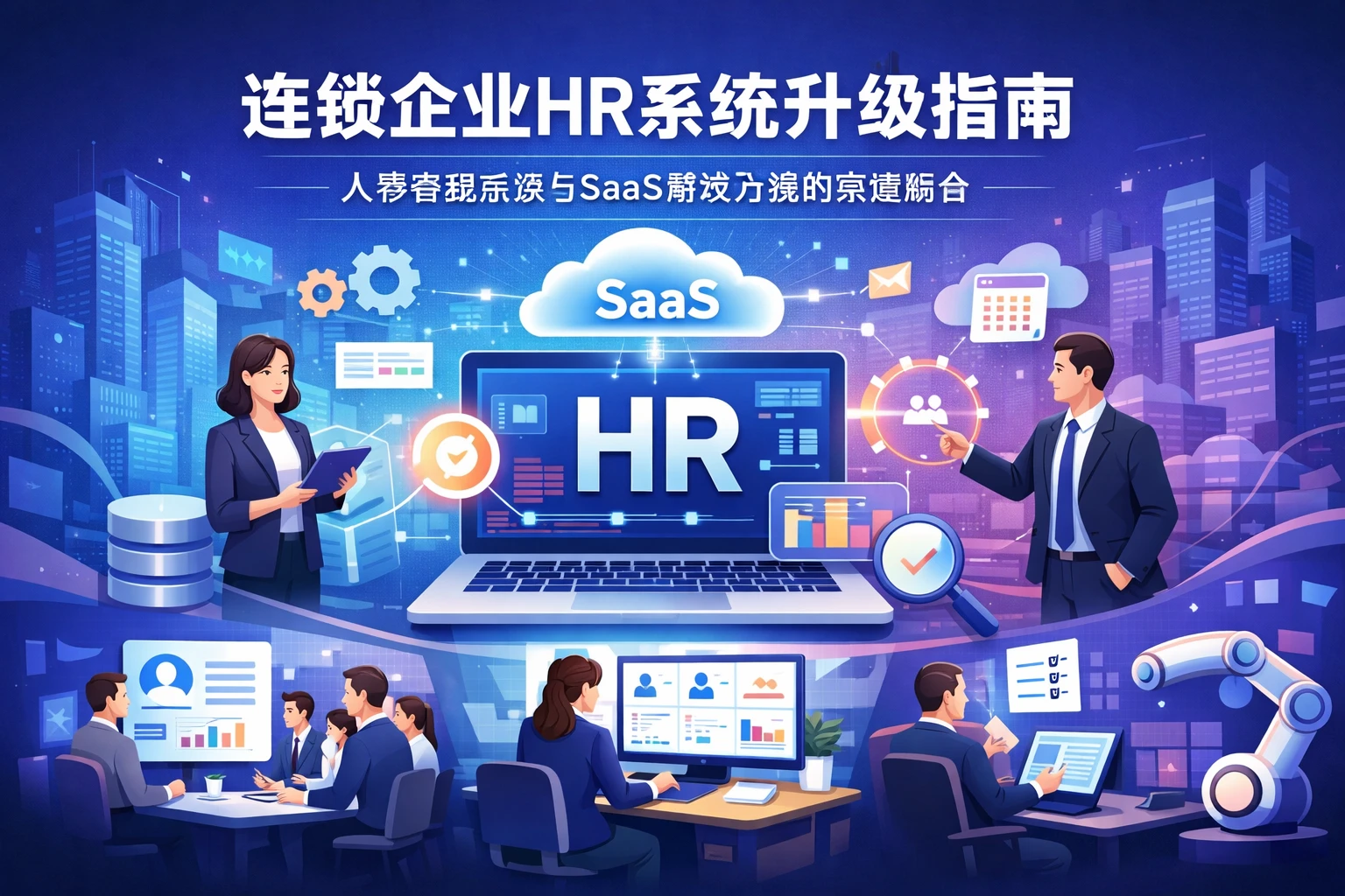 连锁企业HR系统升级指南：人事管理系统与SaaS解决方案的深度融合
