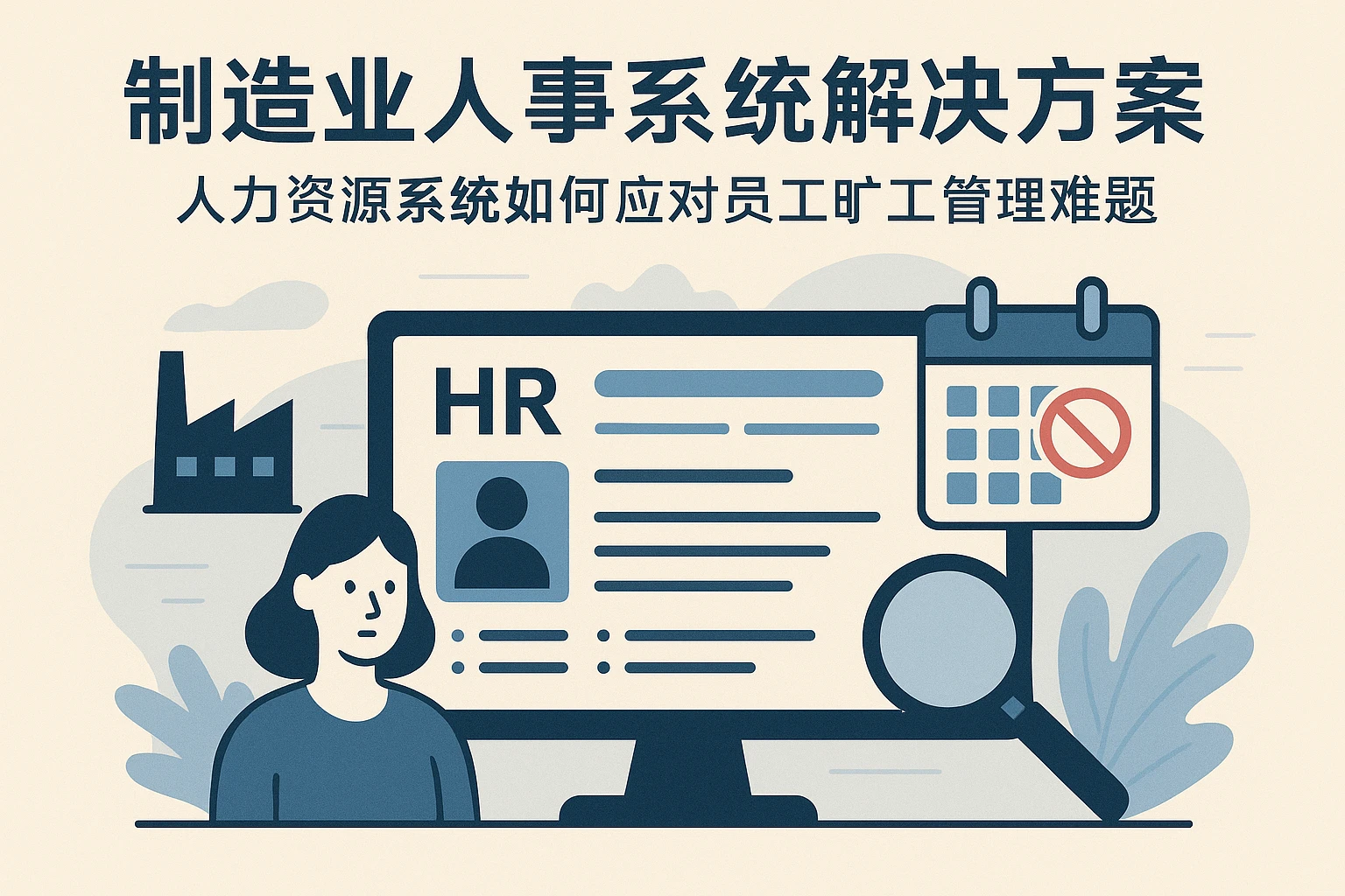 制造业人事系统解决方案：人力资源系统如何应对员工旷工管理难题
