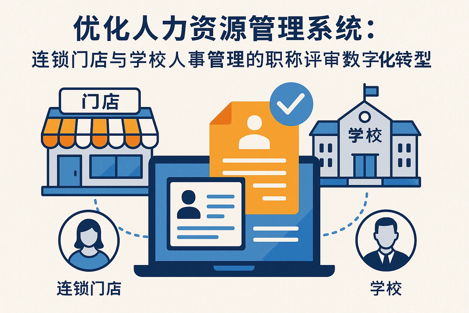优化人力资源管理系统：连锁门店与学校人事管理的职称评审数字化转型