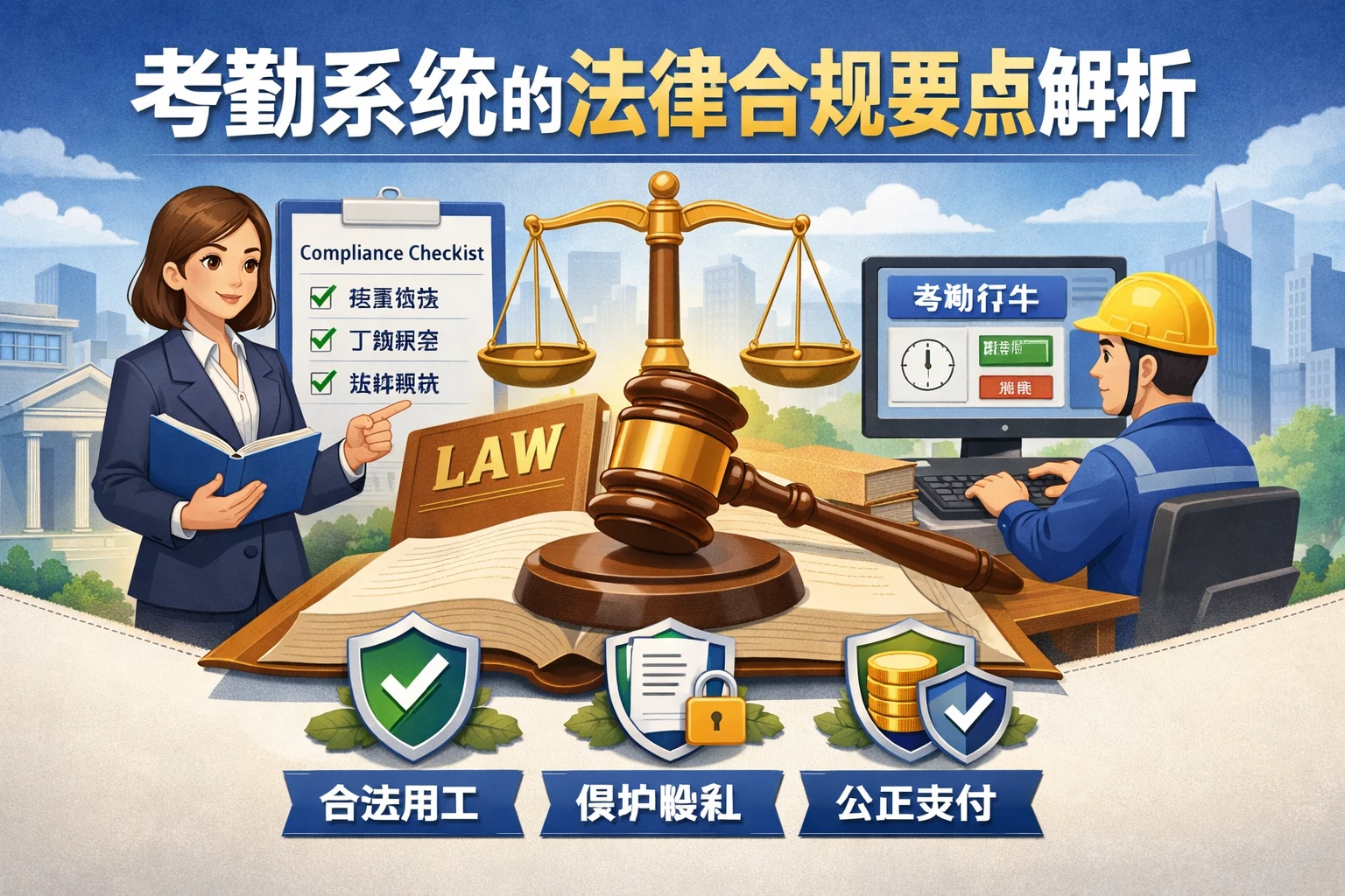 考勤系统的法律合规要点解析