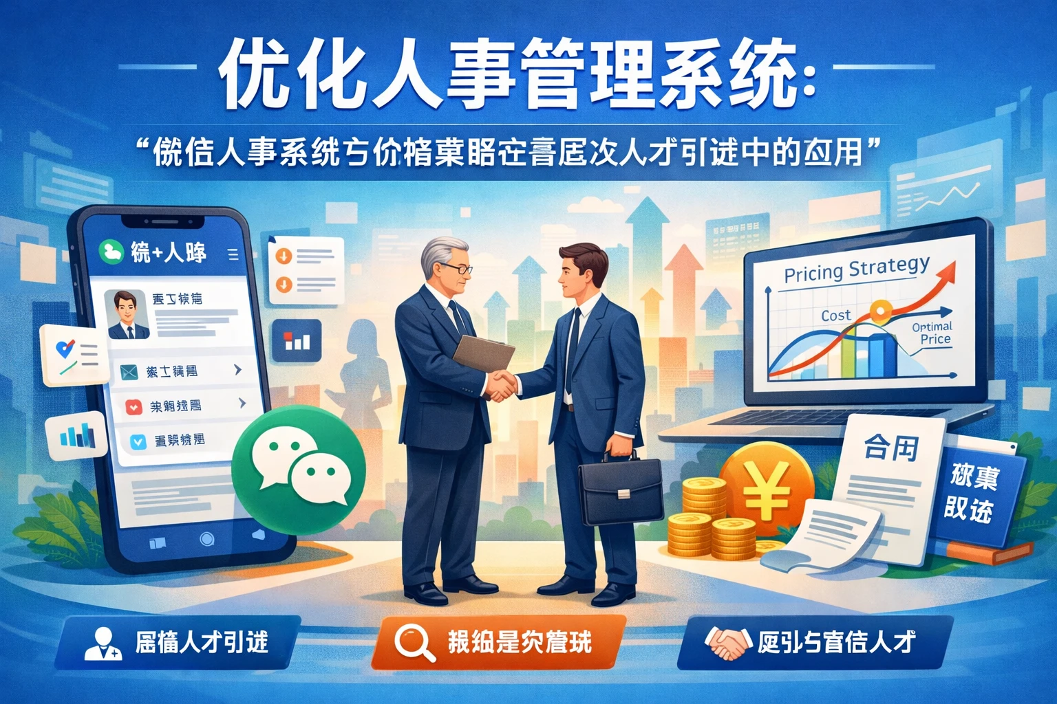 优化人事管理系统：微信人事系统与价格策略在高层次人才引进中的应用
