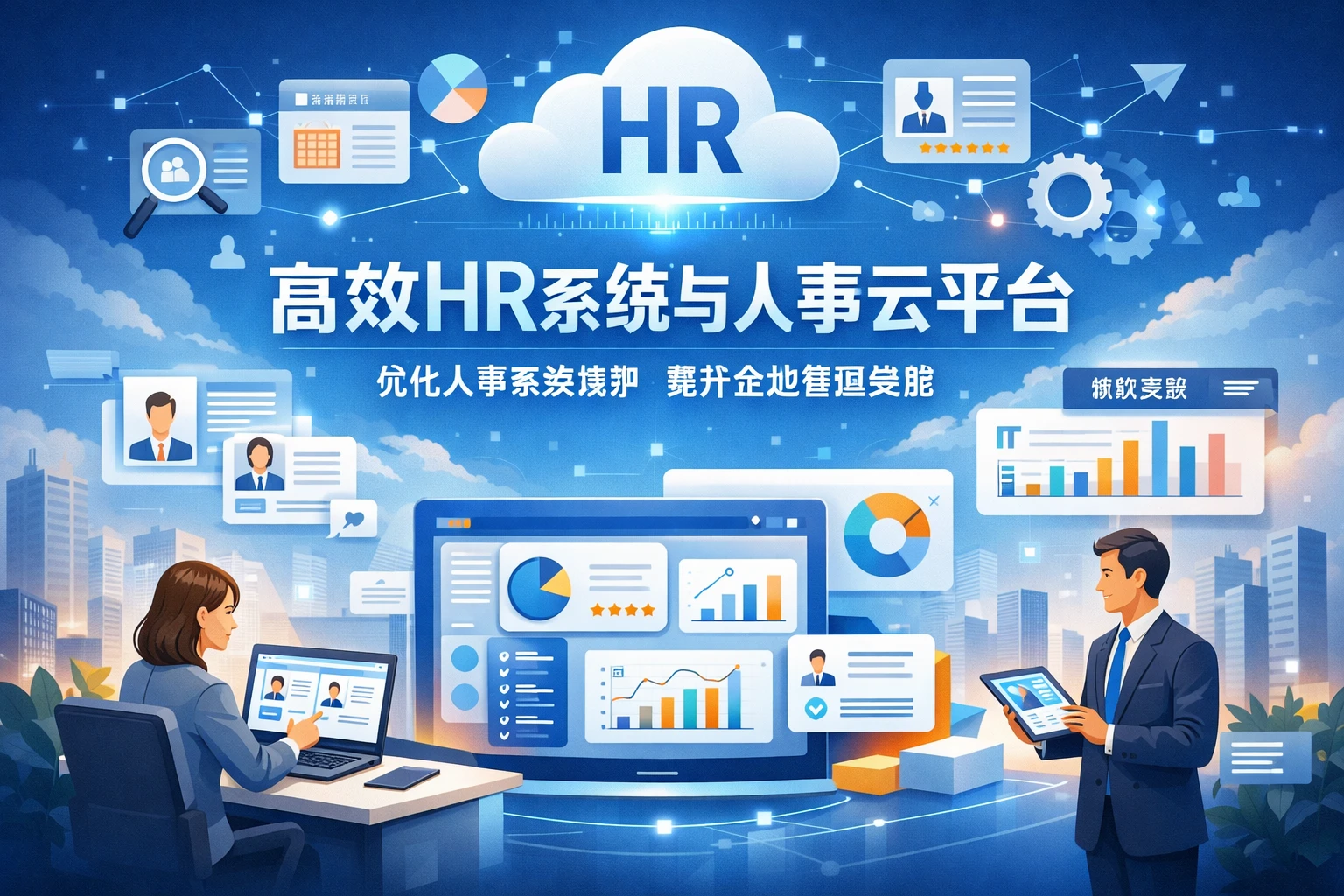 高效HR系统与人事云平台：优化人事系统维护，提升企业管理效能