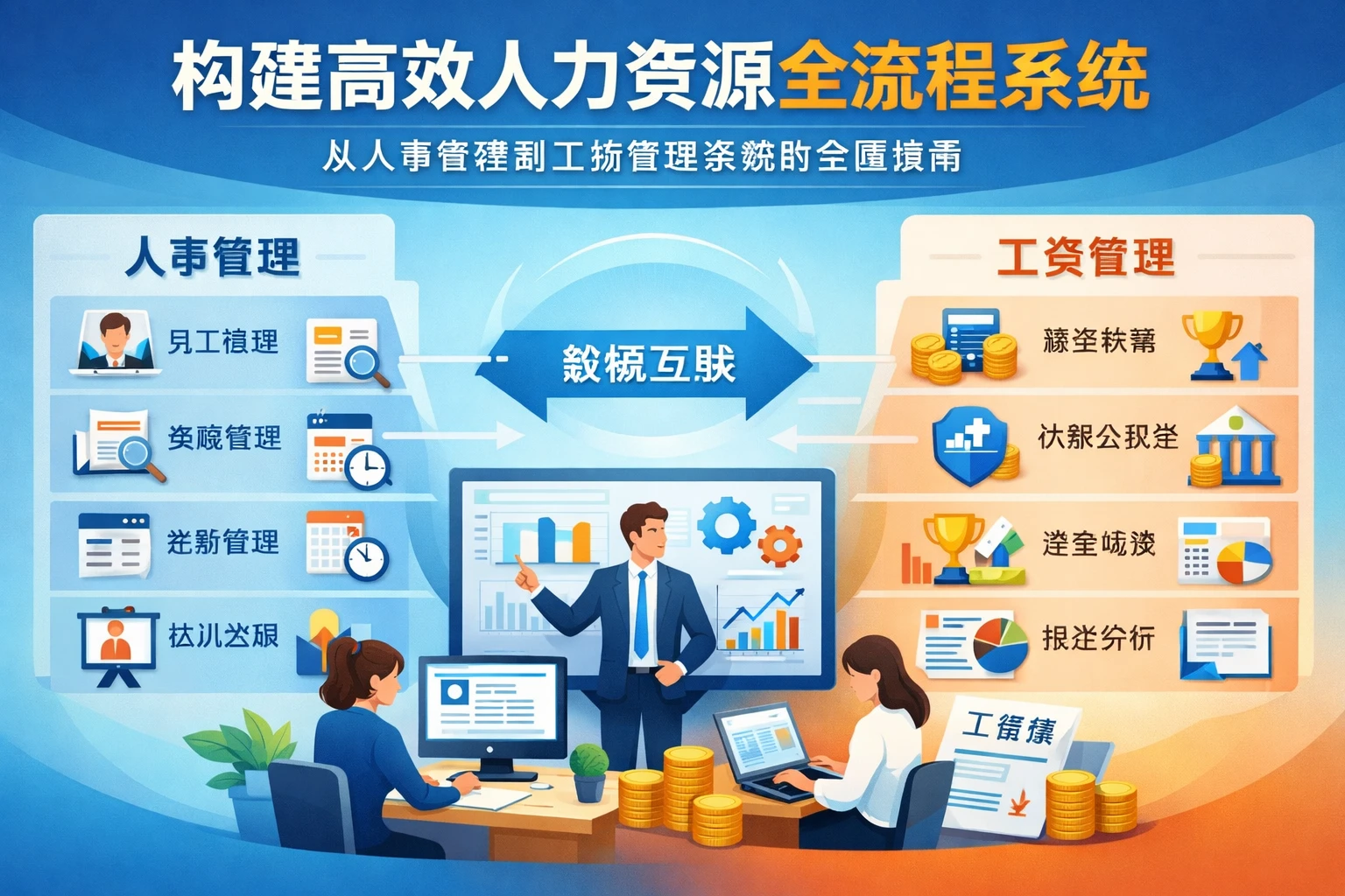 构建高效人力资源全流程系统：从人事管理到工资管理系统的全面指南