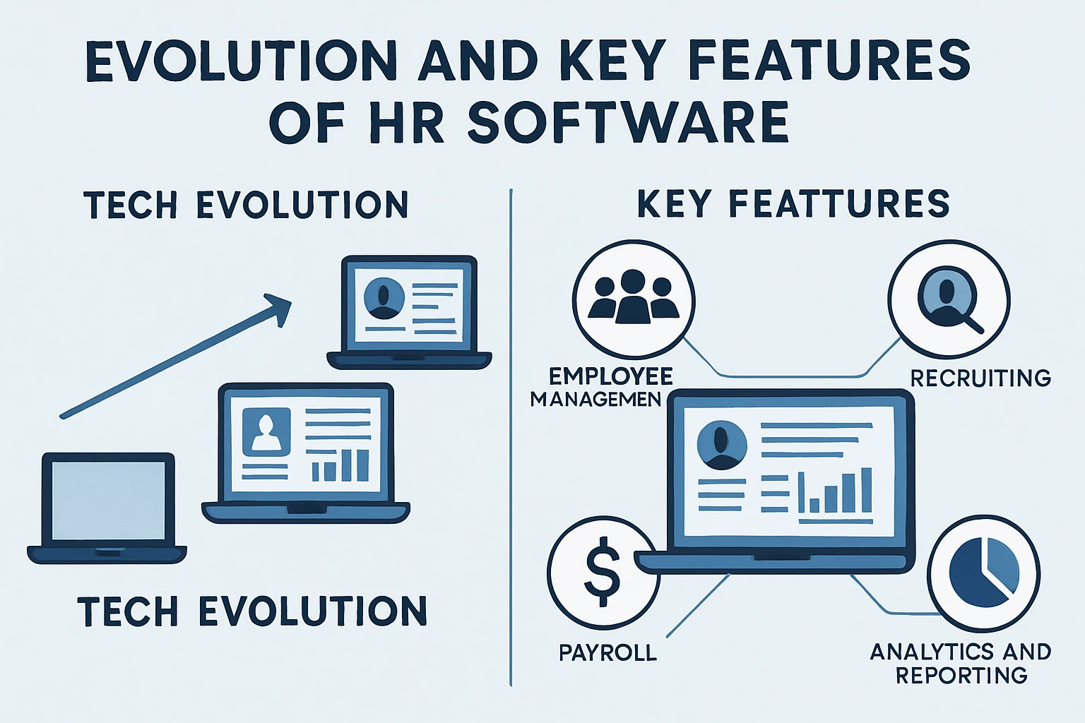 人力资源软件的技术演进与核心功能