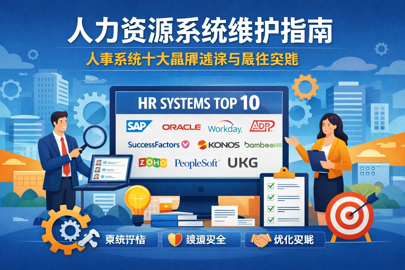 人力资源系统维护指南：人事系统十大品牌选择与最佳实践