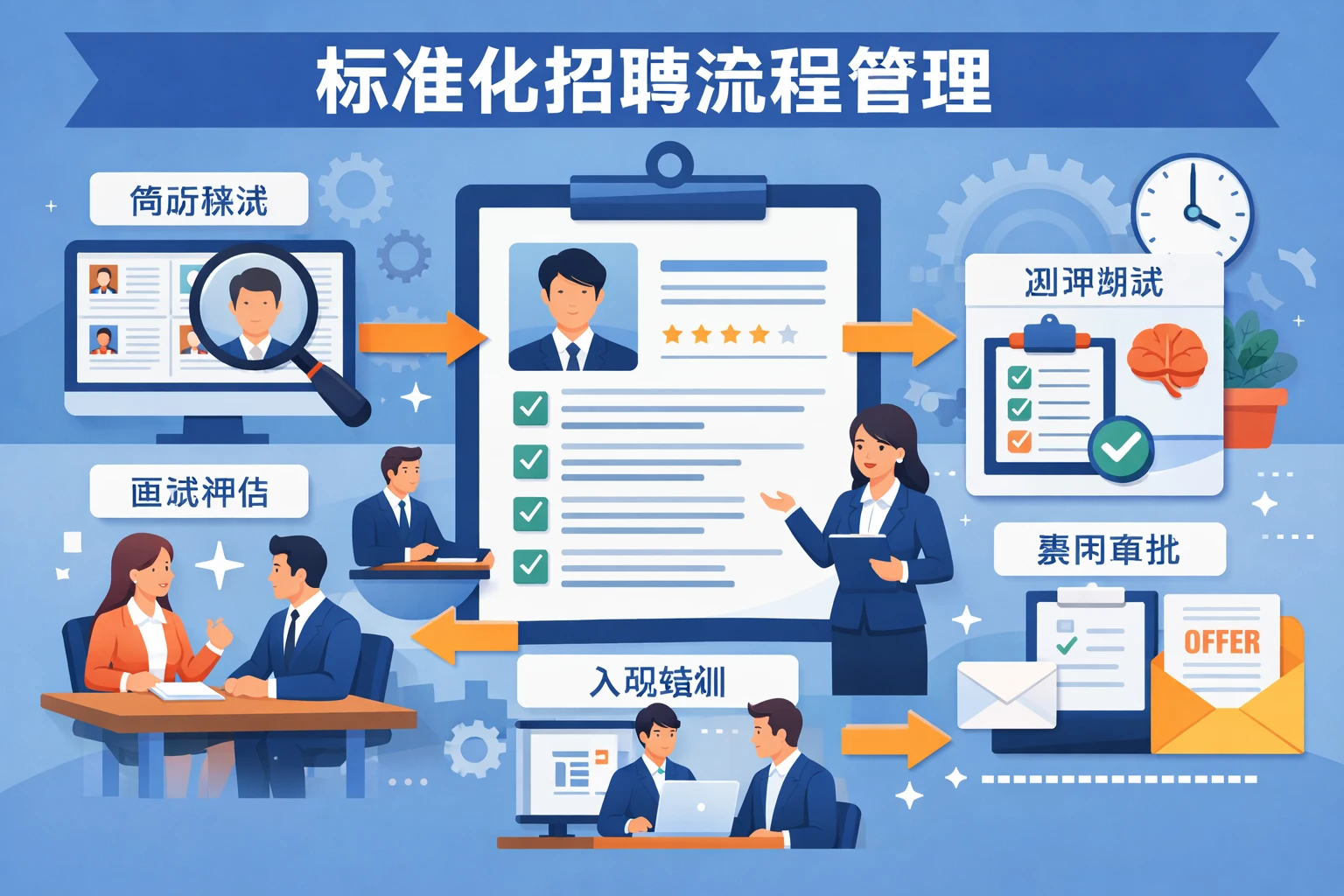标准化招聘流程管理