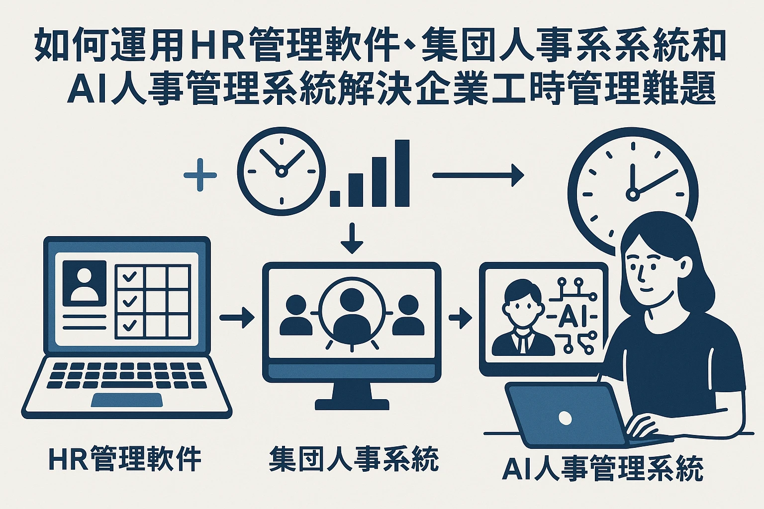 如何运用HR管理软件、集团人事系统和AI人事管理系统解决企业工时管理难题