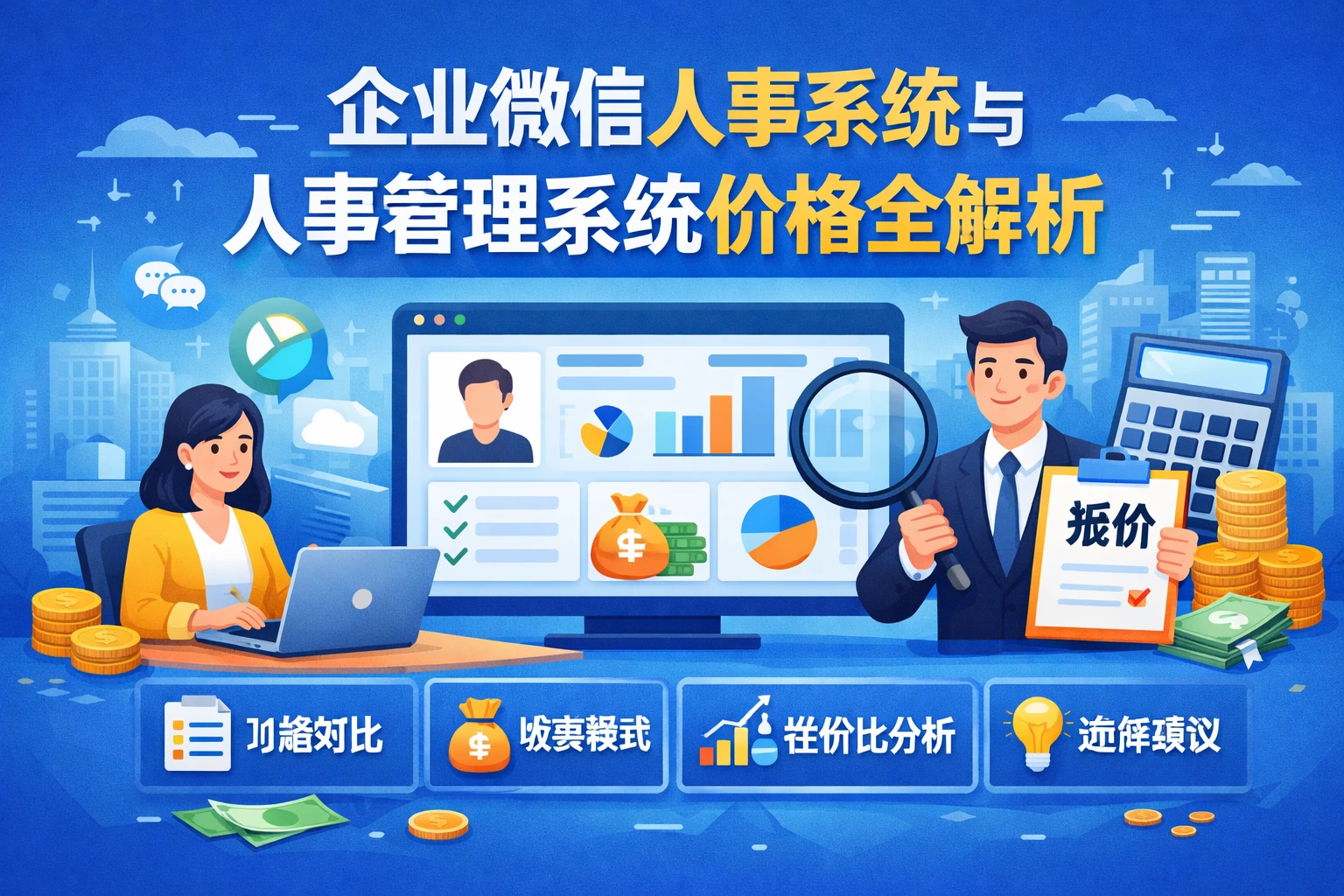 企业微信人事系统与人事管理系统价格全解析