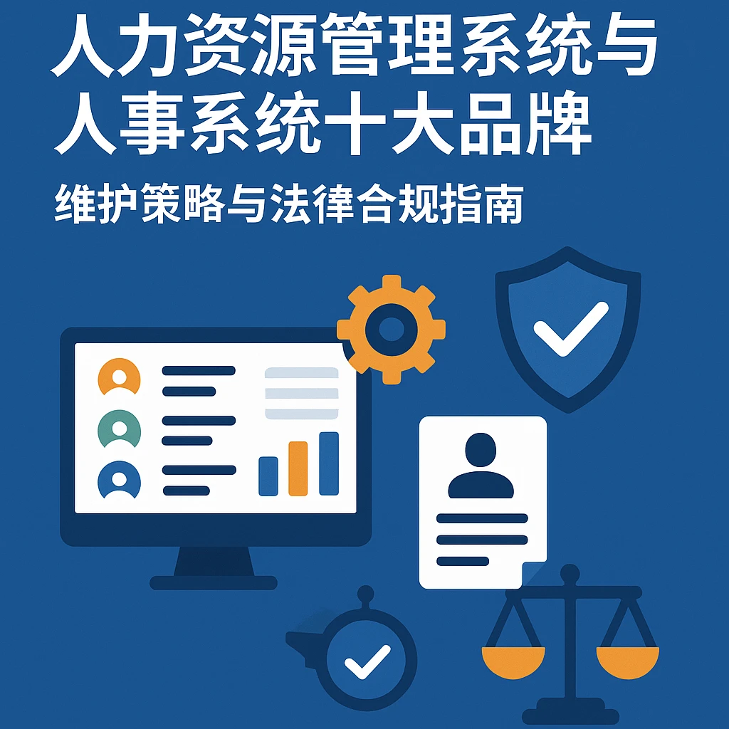 人力资源管理系统与人事系统十大品牌：维护策略与法律合规指南
