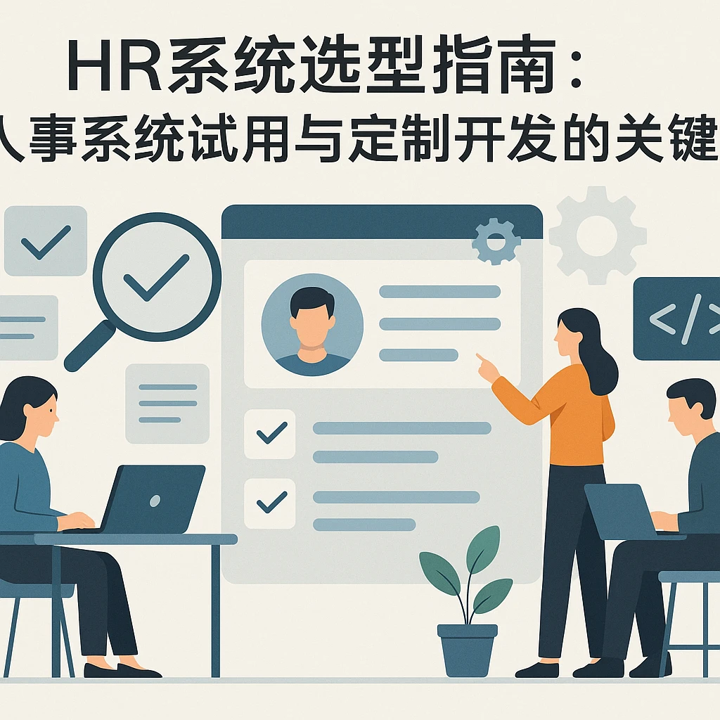 HR系统选型指南：人事系统试用与定制开发的关键策略
