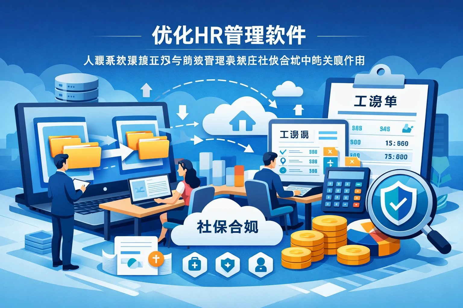 优化HR管理软件：人事系统数据迁移与薪资管理系统在社保合规中的关键作用