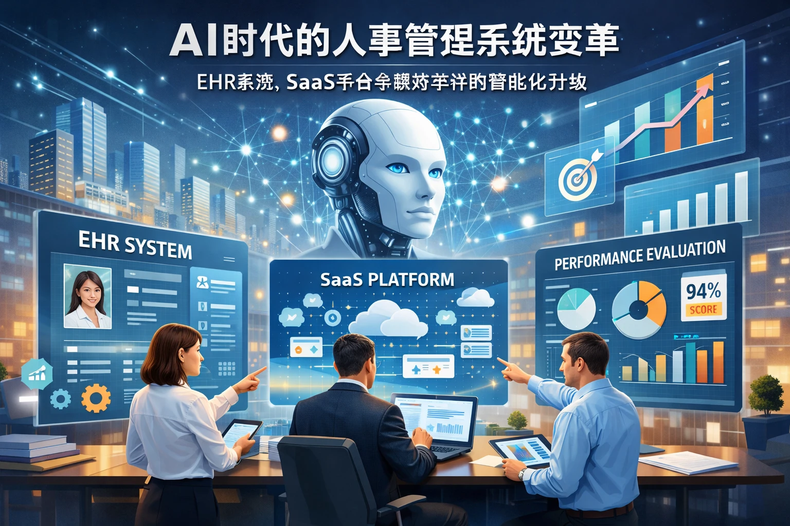 AI时代的人事管理系统变革：EHR系统、SaaS平台与绩效考评的智能化升级