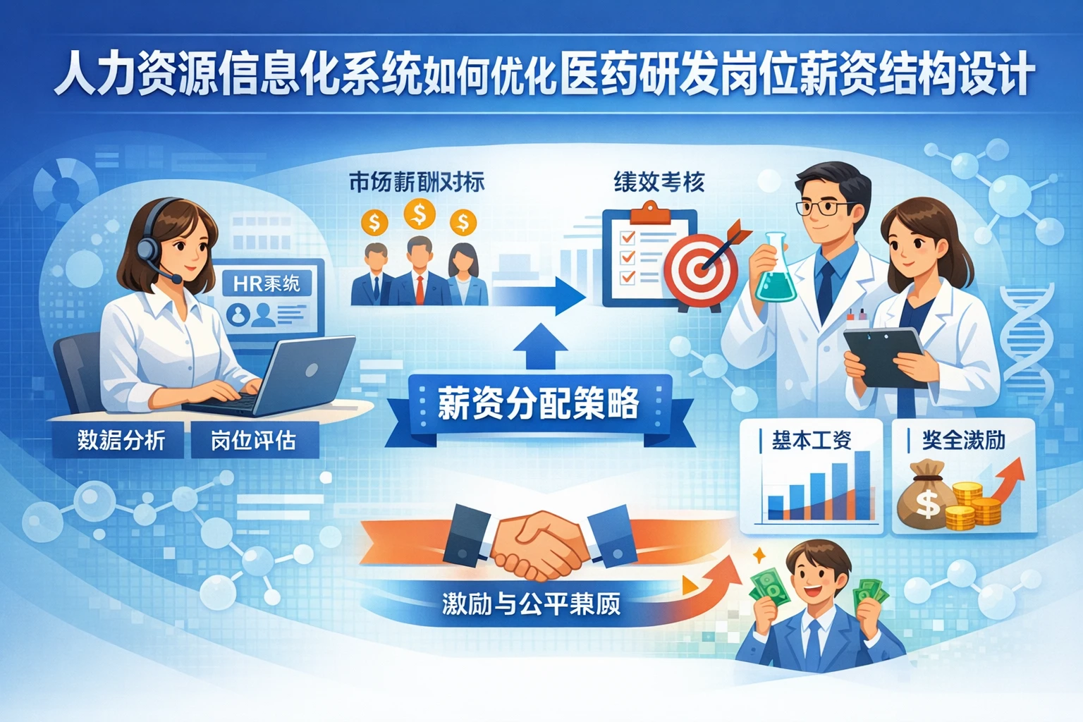 人力资源信息化系统如何优化医药研发岗位薪资结构设计