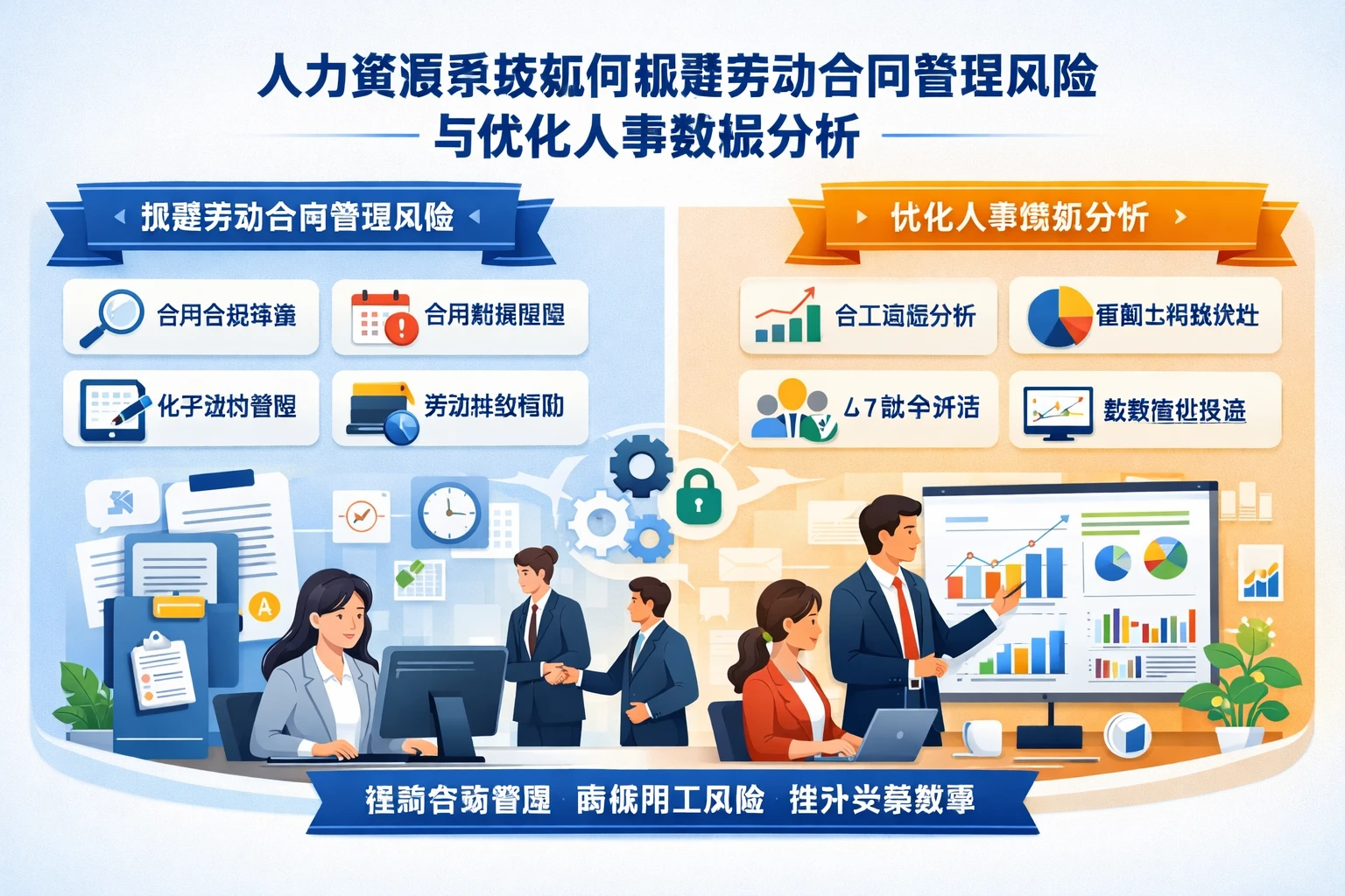 人力资源系统如何规避劳动合同管理风险与优化人事数据分析