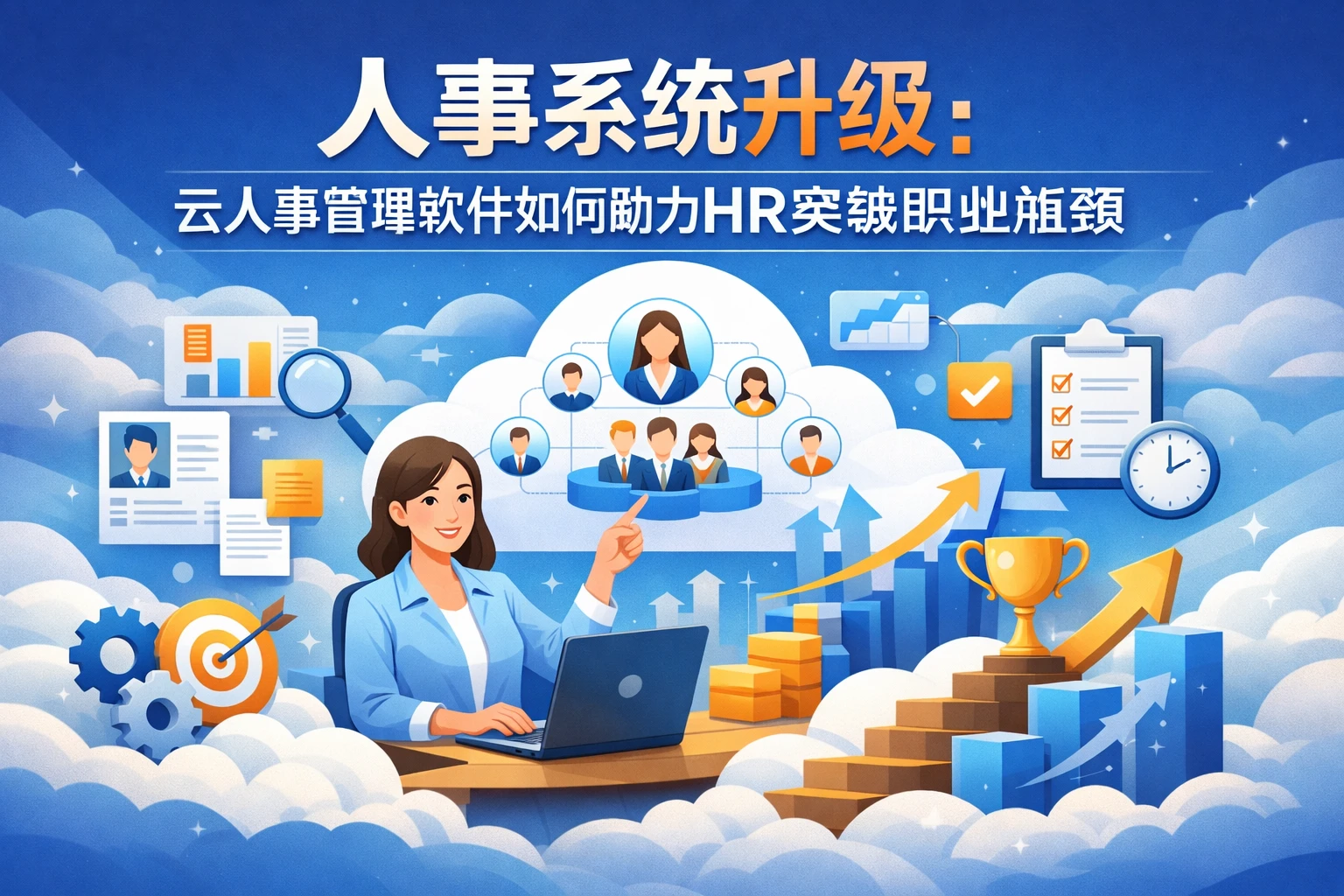 人事系统升级：云人事管理软件如何助力HR突破职业瓶颈