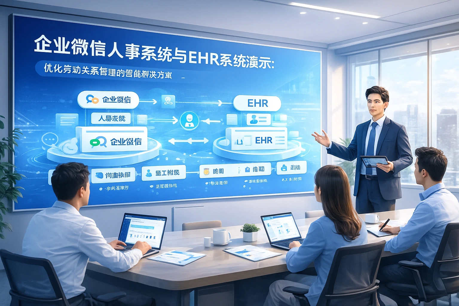 企业微信人事系统与EHR系统演示：优化劳动关系管理的智能解决方案