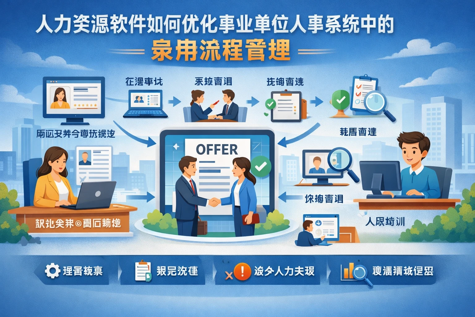 人力资源软件如何优化事业单位人事系统中的录用流程管理