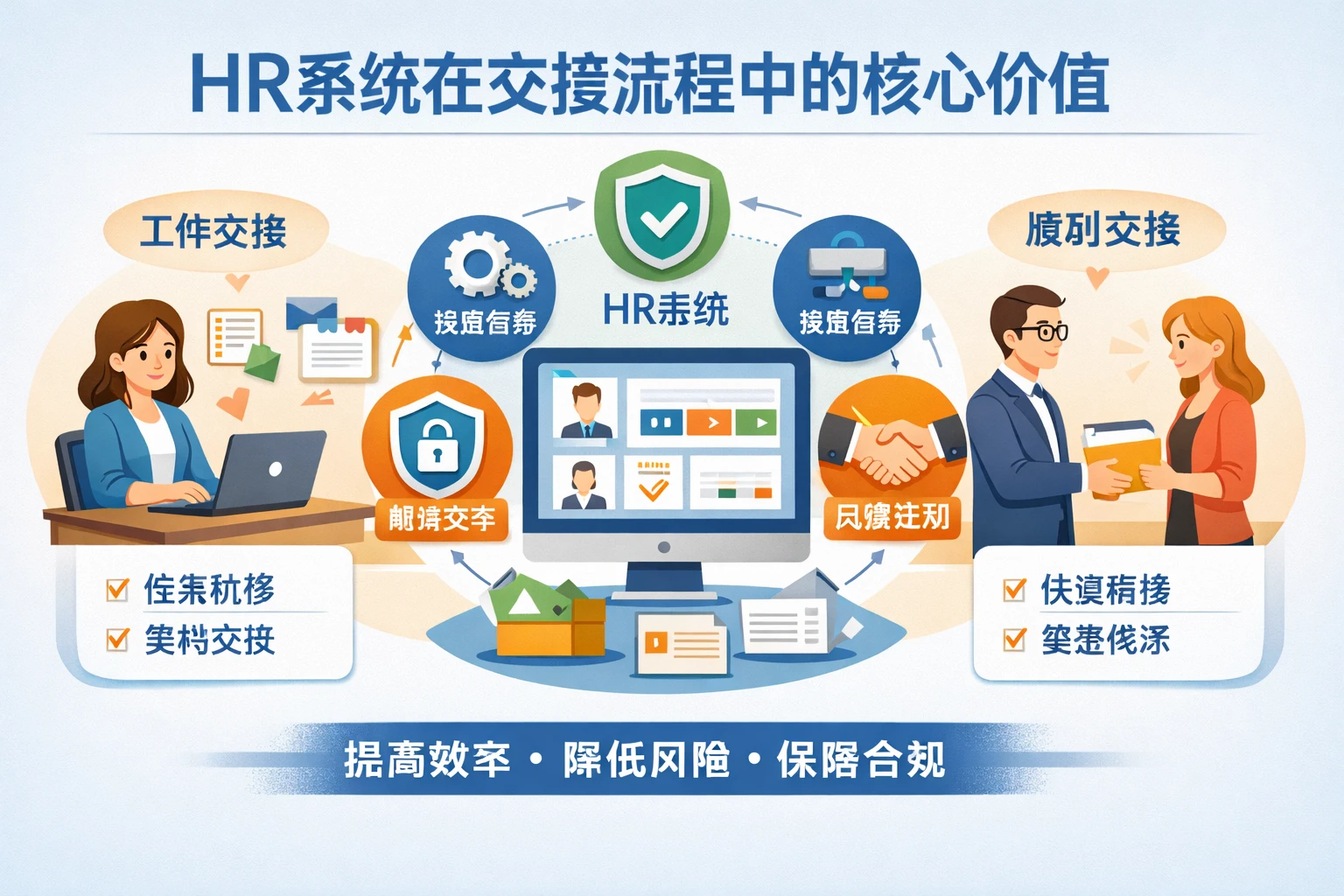 HR系统在交接流程中的核心价值