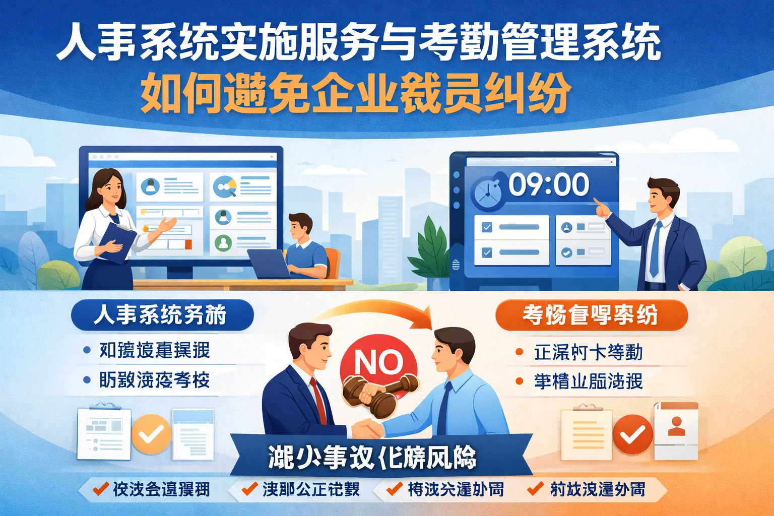 人事系统实施服务与考勤管理系统如何避免企业裁员纠纷