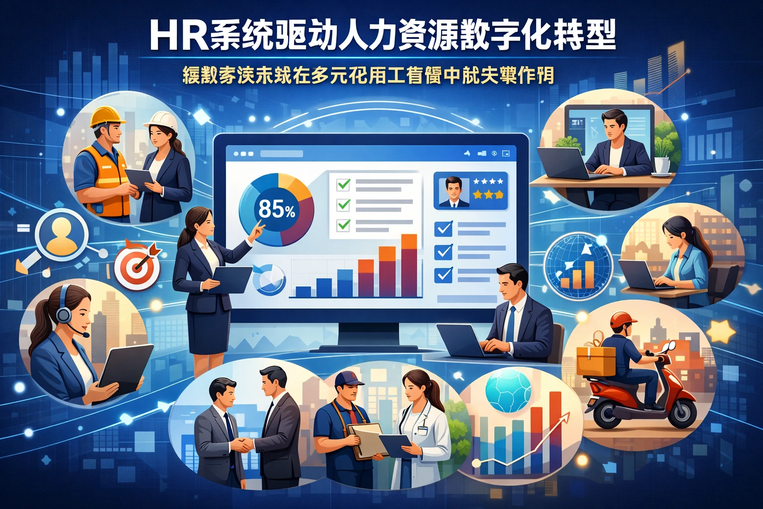 HR系统驱动人力资源数字化转型：绩效考核系统在多元化用工管理中的关键作用