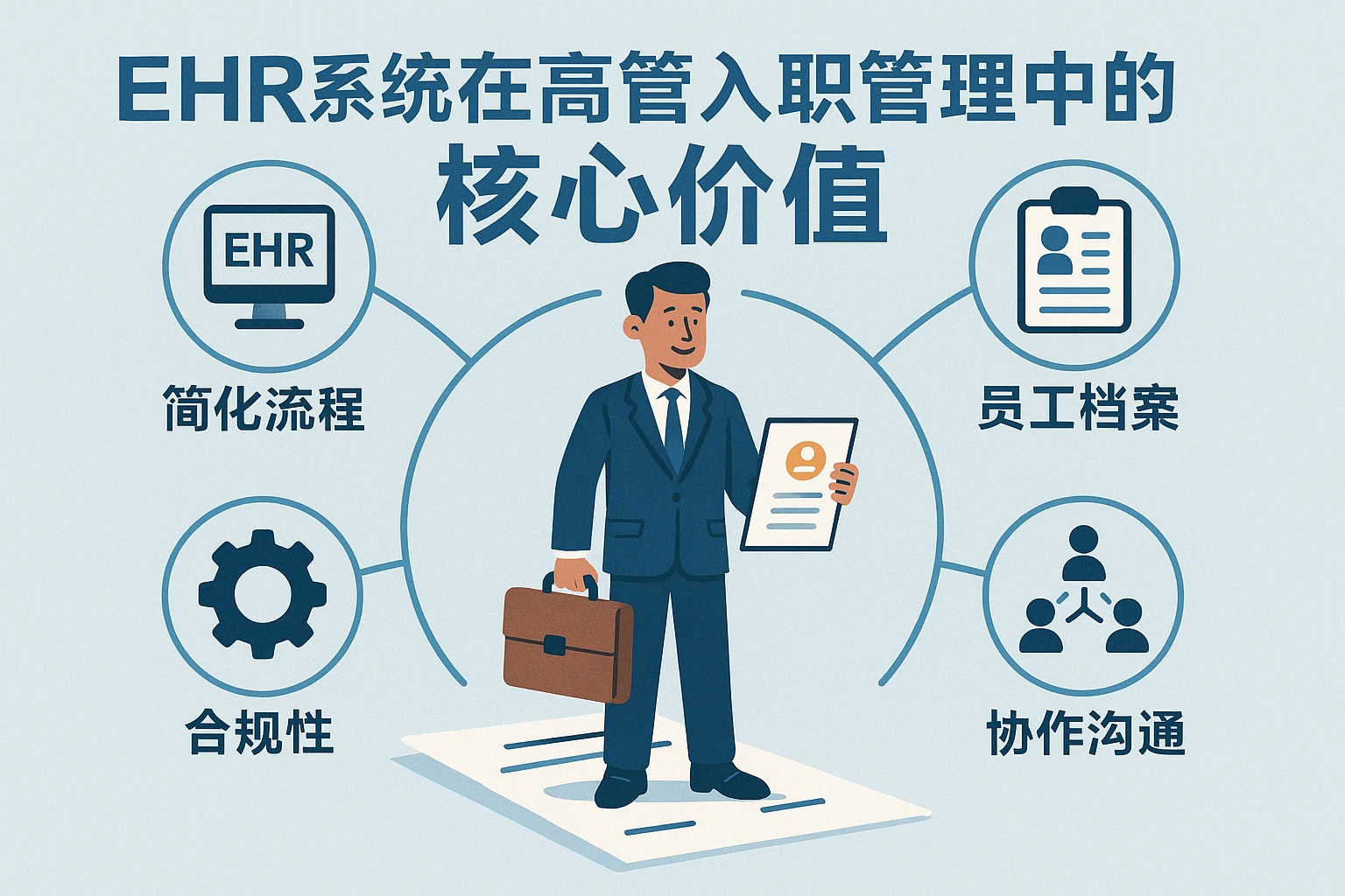 EHR系统在高管入职管理中的核心价值