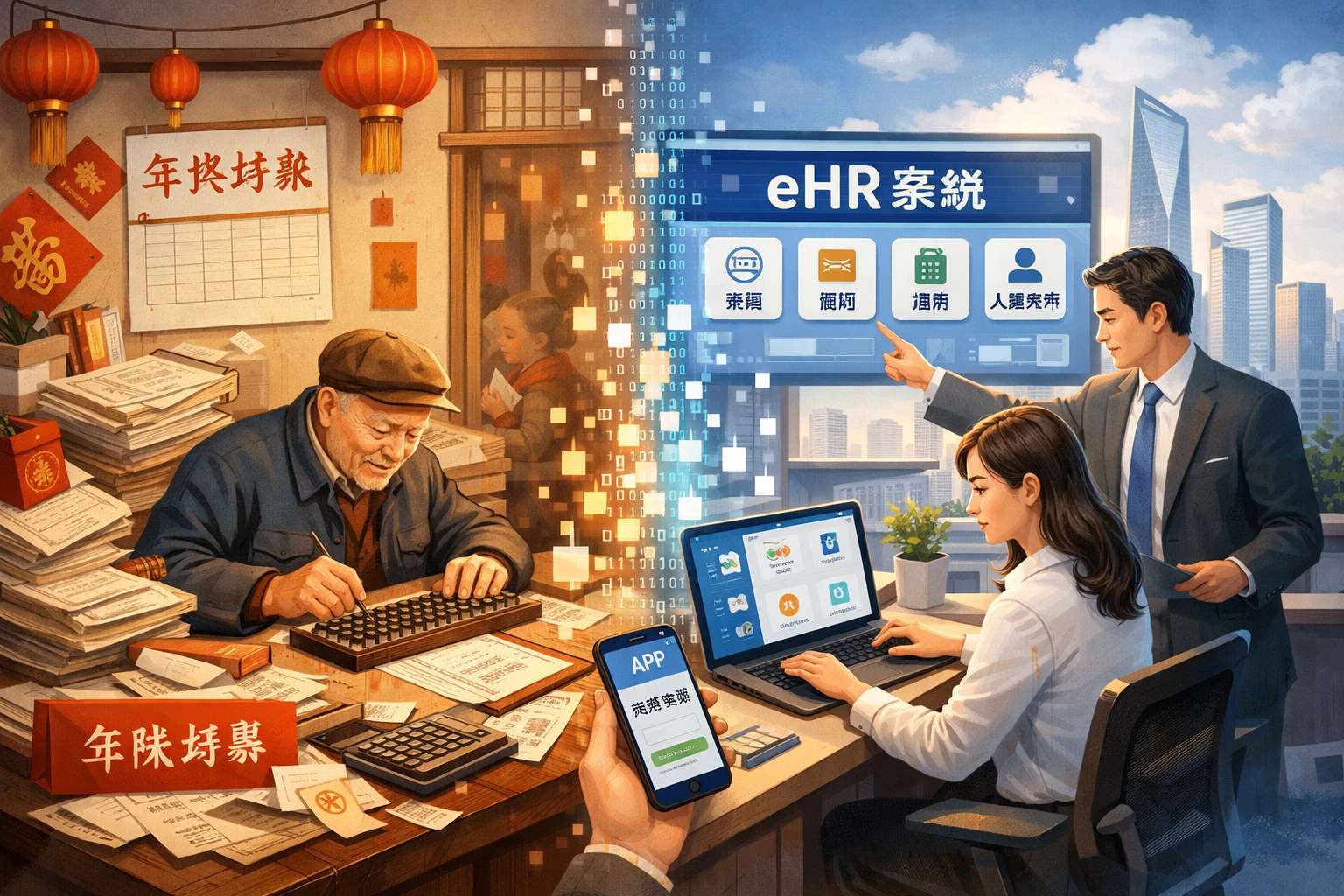 传统与现代的融合：从年关结账到eHR系统的人性化升级