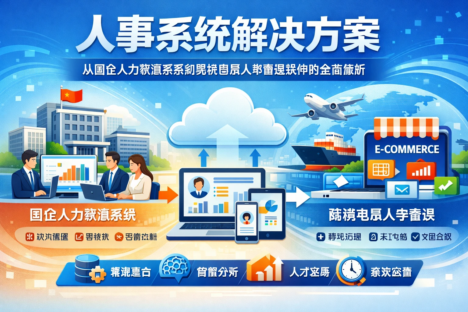 人事系统解决方案：从国企人力资源系统到跨境电商人事管理软件的全面解析