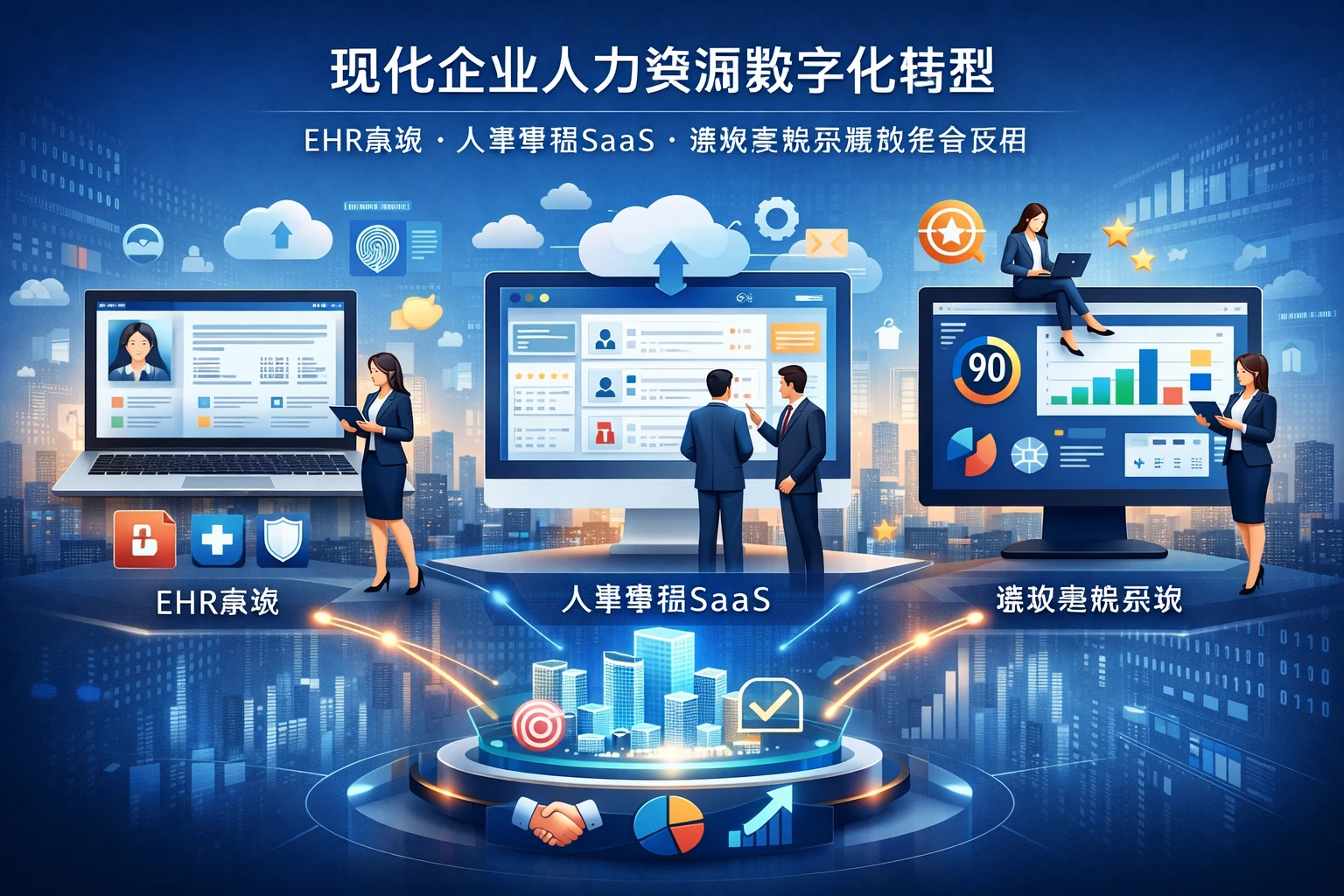 现代企业人力资源数字化转型：EHR系统、人事管理SaaS与绩效考核系统的整合应用