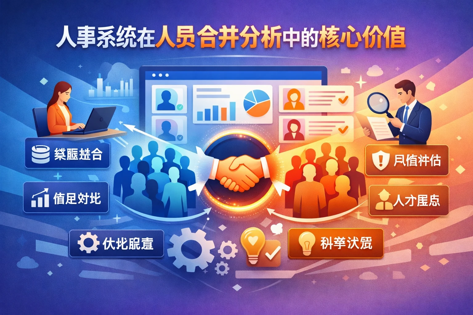 人事系统在人员合并分析中的核心价值