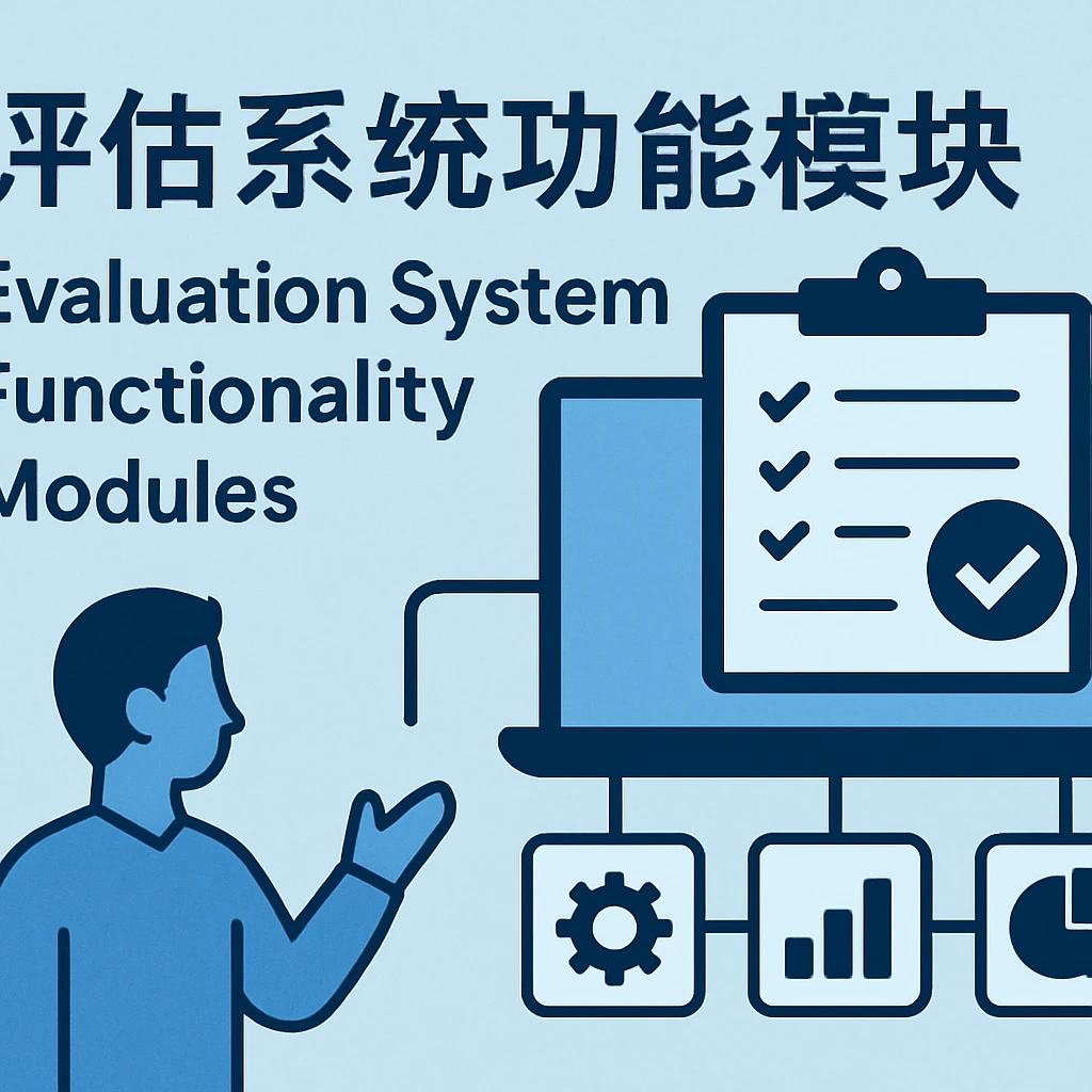 评估系统功能模块