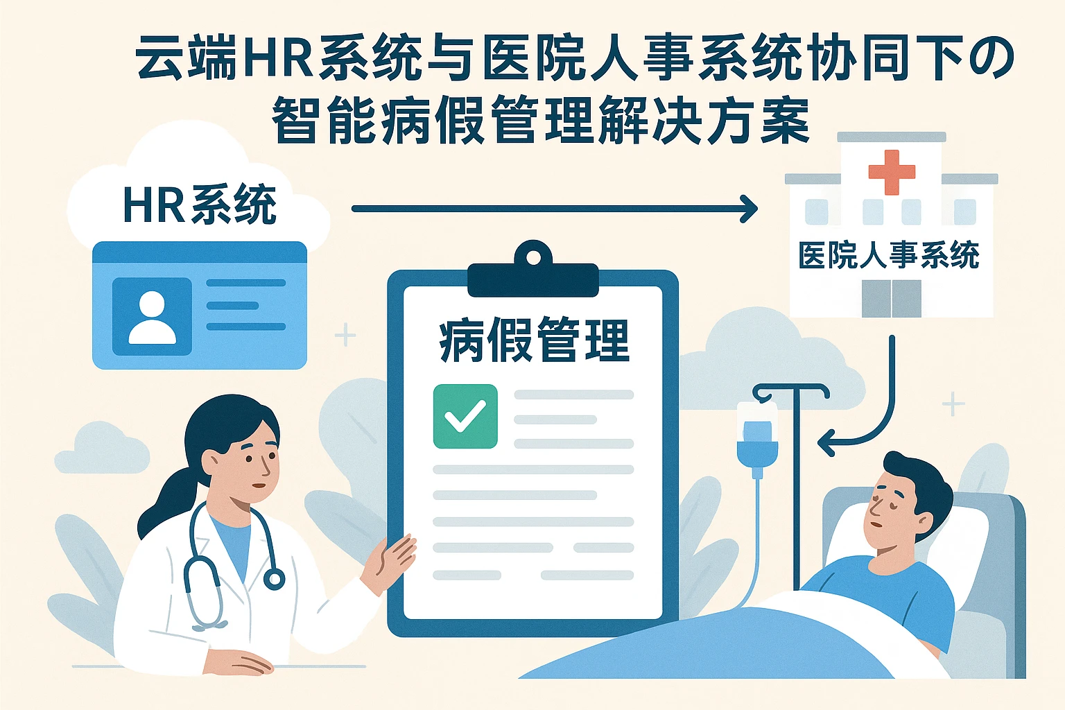 云端HR系统与医院人事系统协同下的智能病假管理解决方案